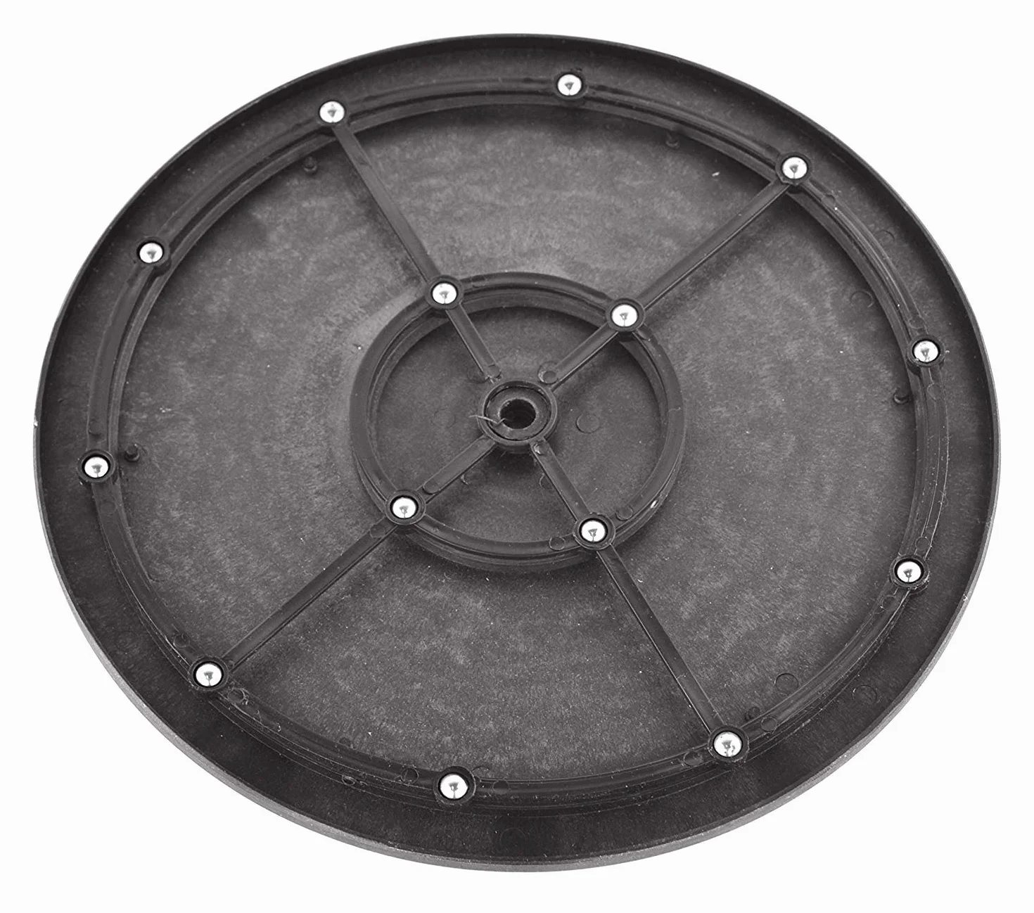 Solide plateau tournant à 360° avec roulement à billes en acier pour téléviseur (25,4 cm)