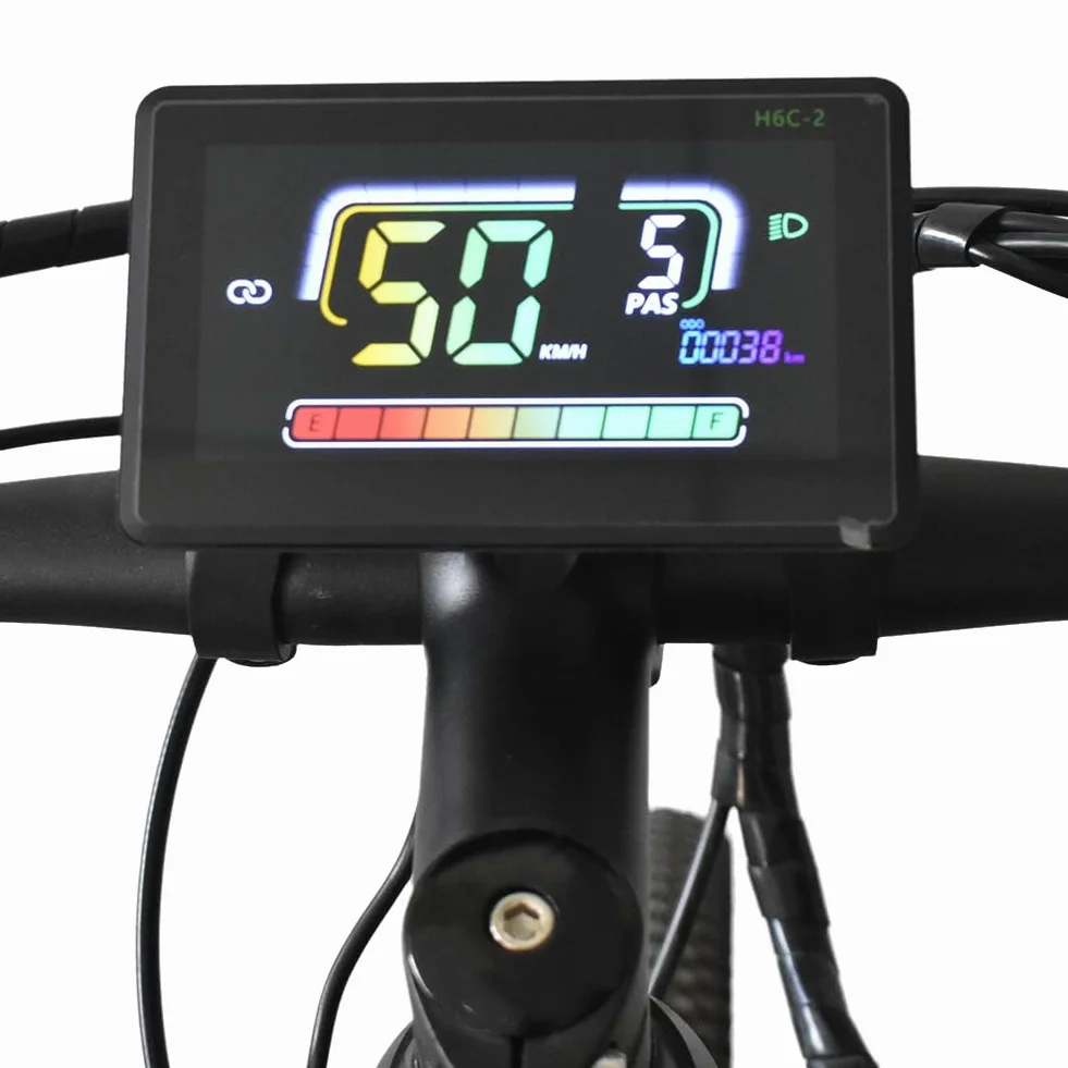 Compteur de Vitesse Bluetooth pour Vélo Électrique, Écran LCD, UART, 5 Broches