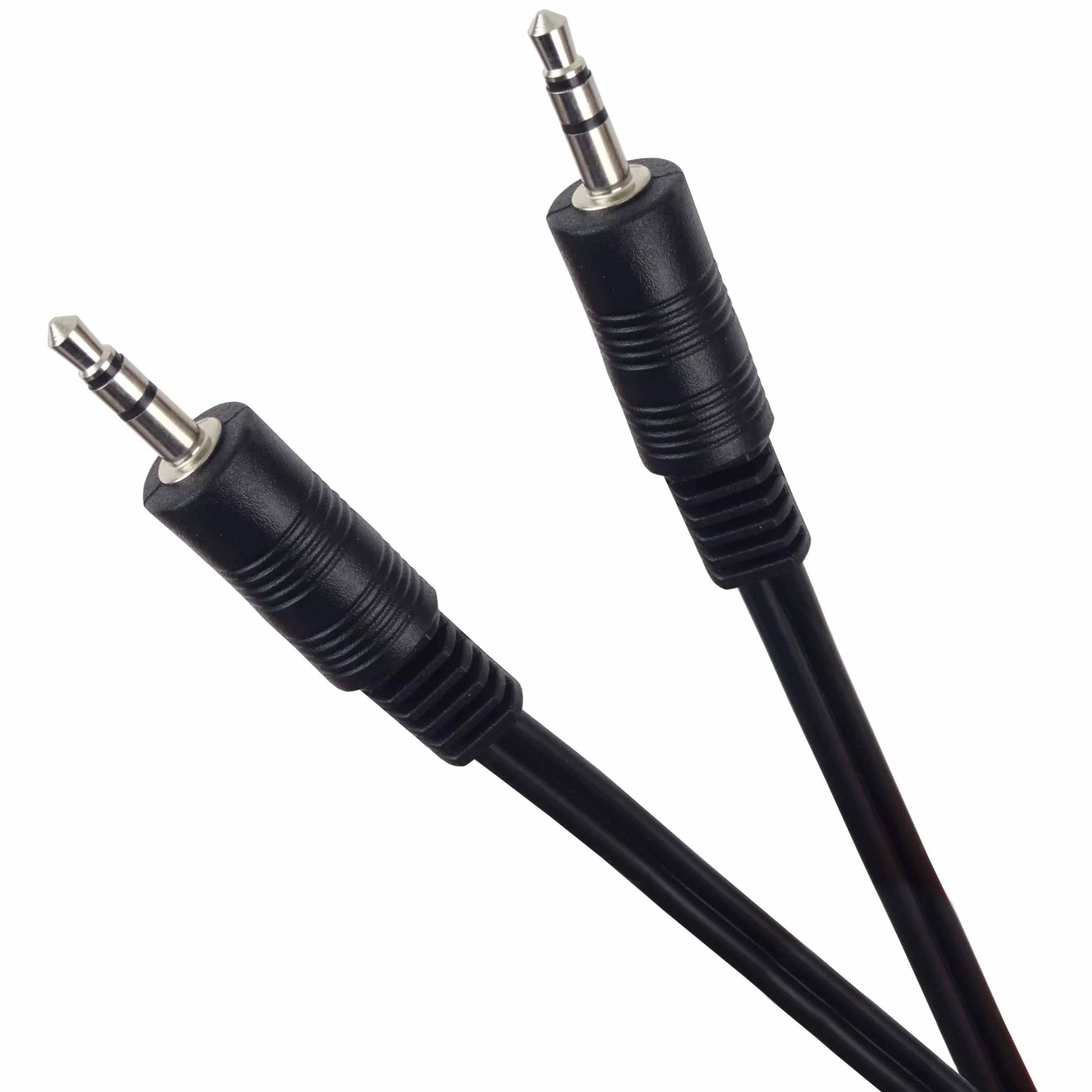 PremiumCord Câble Jack 10m, Fiche Jack 3,5mm, Mâle vers MâleCâble de Connexion Audio Casque Aux, pour TV Téléphones Portables Mp3 HiFi, Blindé, Couleur Noir