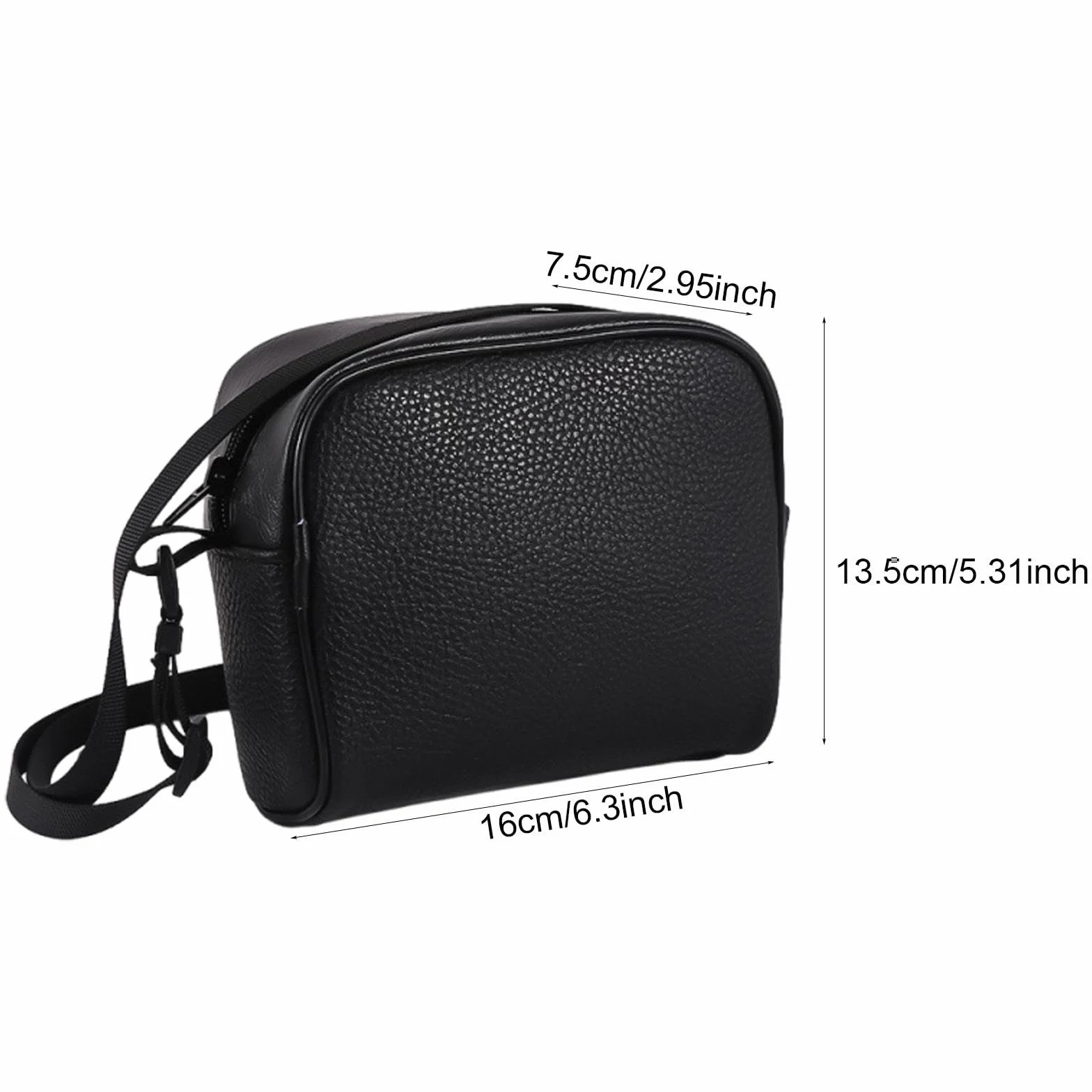 Étui de Rangement pour Jumelles, Accessoire Portable en Cuir PU résistant, Fermeture éclair Fluide, Indispensable pour Les Professionnels.