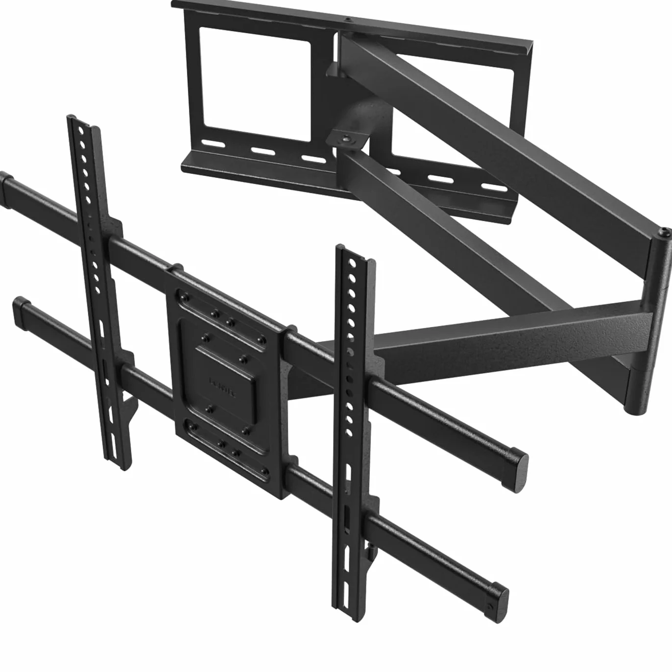 BONTEC Support Mural TV à Extra Longue Portée 1040 mm pour Écrans Plats/Incurvés LCD/LED/OLED de 32 à 75 Pouces jusqu'à 60 kg, Support TV Mural Pivotant, Inclinable et Rotatif, Max VESA 600x400 mm