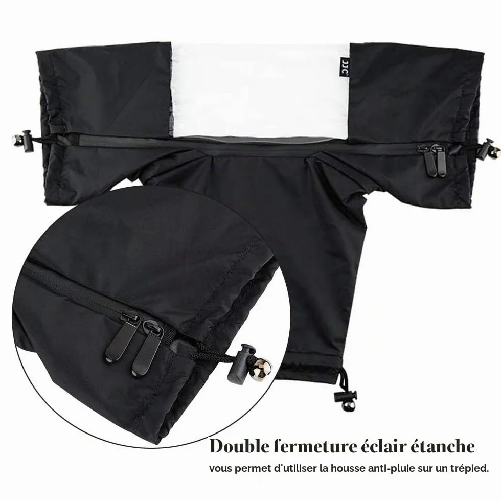 JJC Nylon Caméra Couverture Anti-Pluie Housse Protection Imperméable pour Fujifilm Nikon Canon Sony DSLR Appareil Photo Reflex