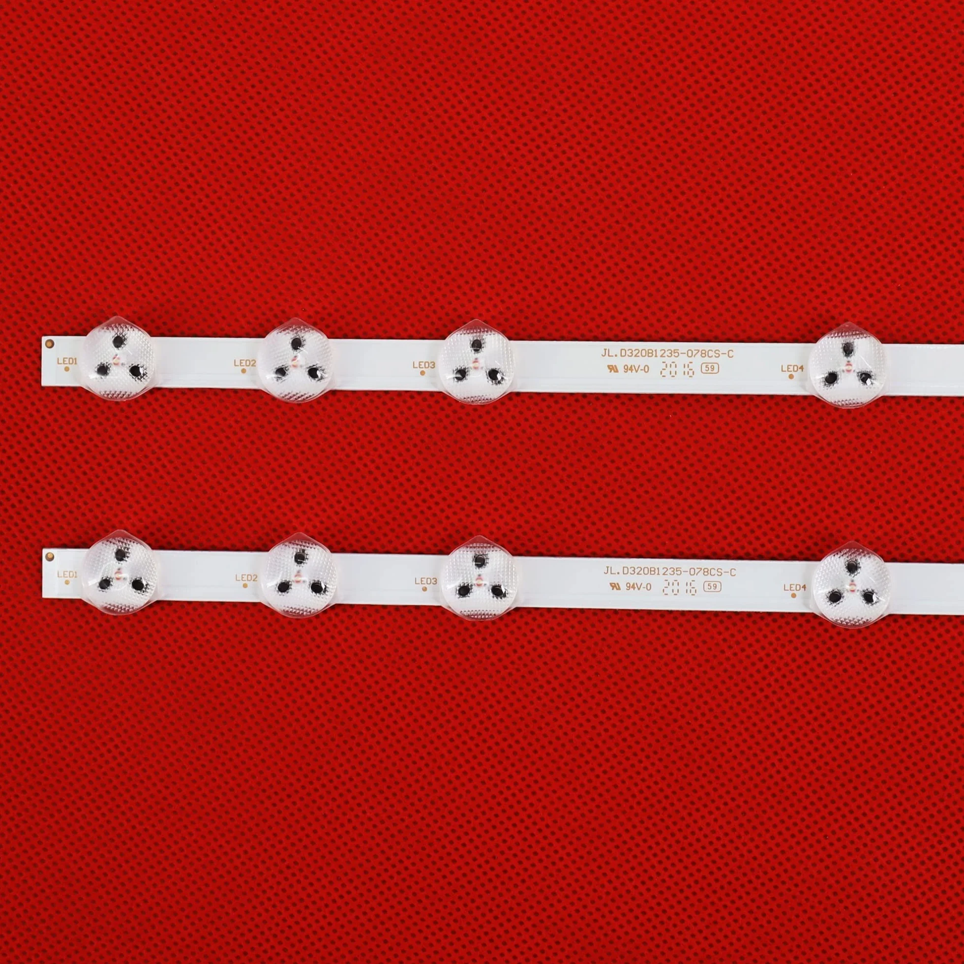 SENHE Lot de 2 bandes LED 11 LED 575 mm 32D1333DB pour TV LED 32" NDV REV0.0 VES315WNDB-01 VES315WNDL-N01 Convient pour VESTEL Convient pour LG INNOTEK