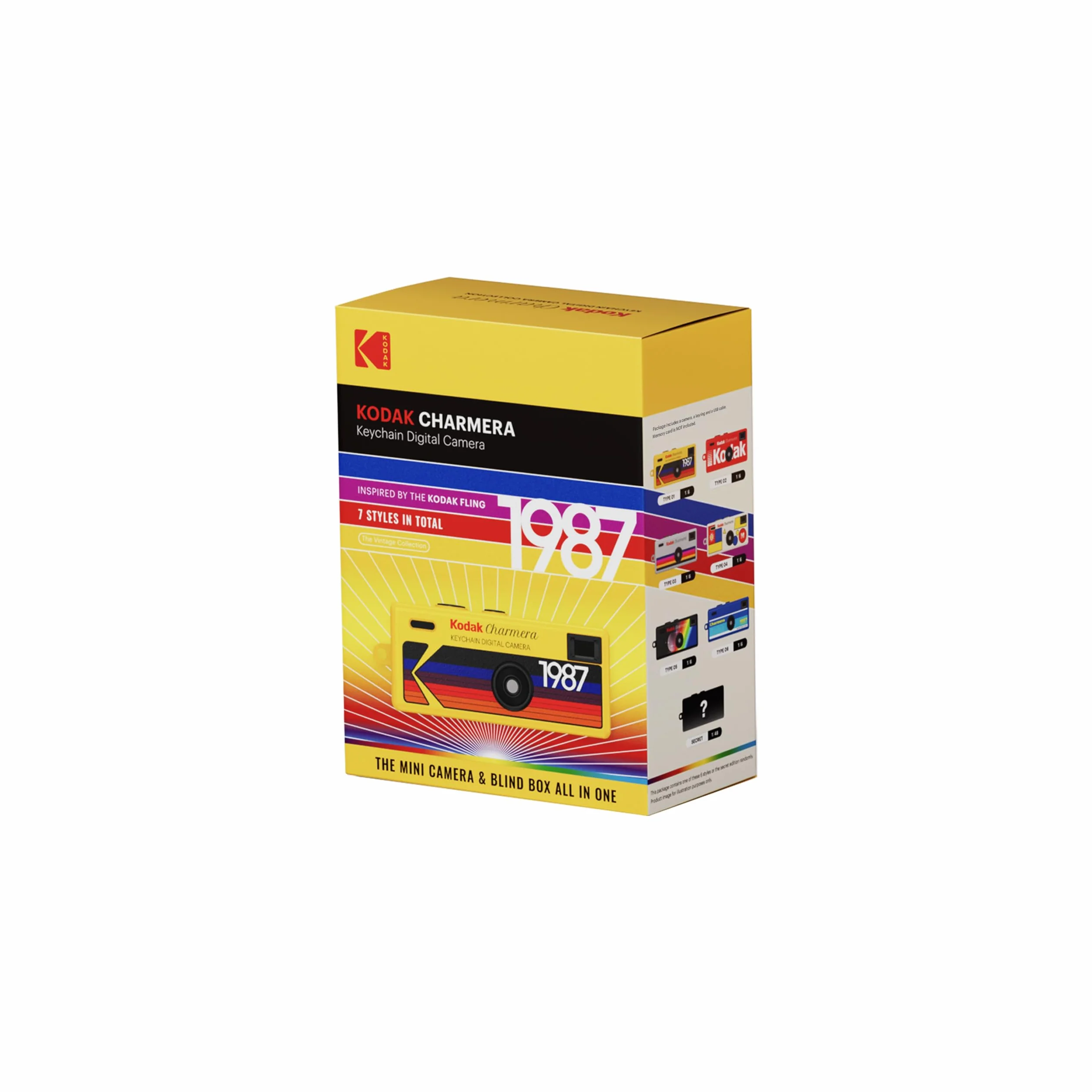 KODAK CHARMERA Porte-clés appareil photo numérique Boîte individuelle