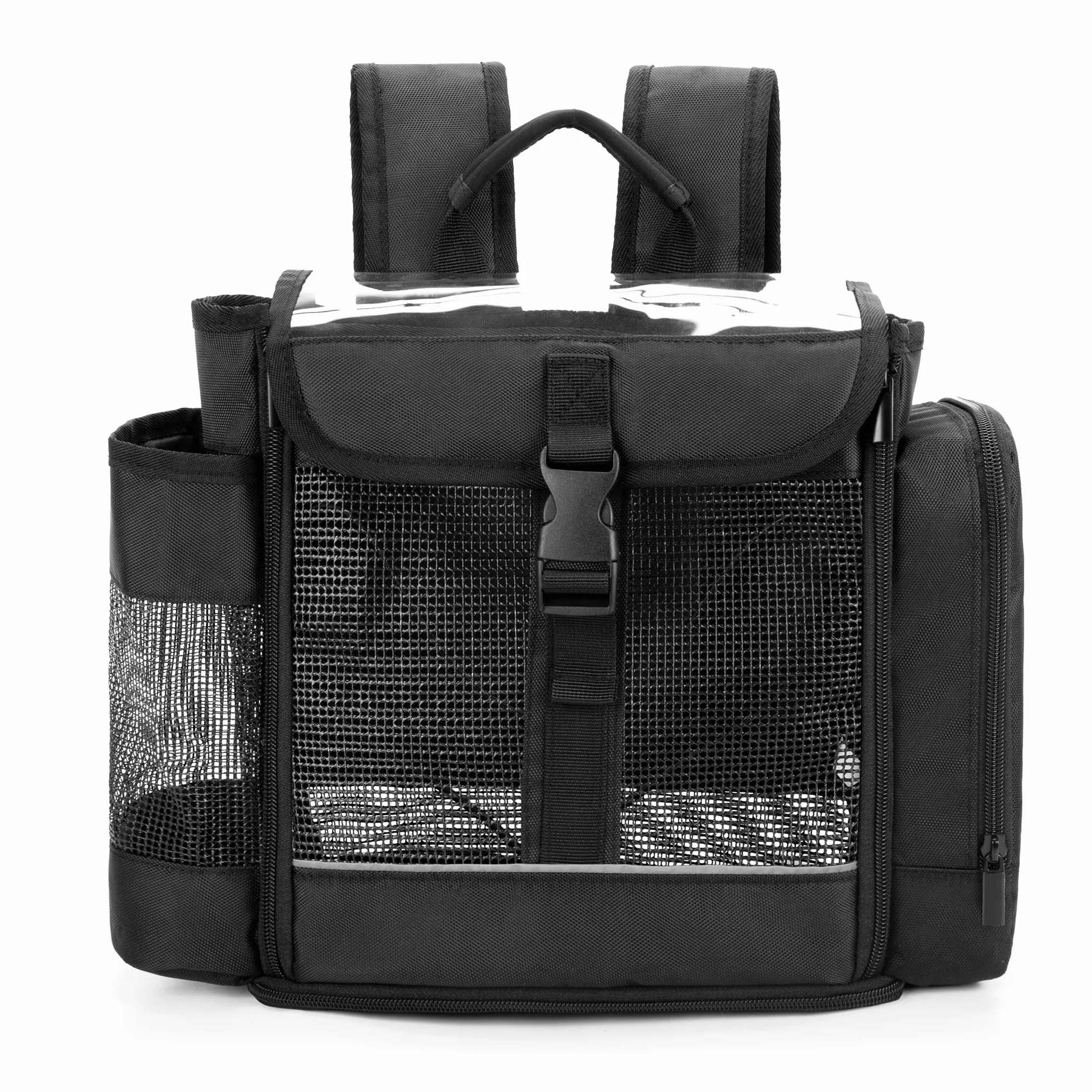 CURMIO Sac à dos portable pour concentrateur d'oxygène compatible avec Inogen One, Oxygo, Caire Units, SimplyGo Mini, POC Sac de voyage pour l'appareil et les accessoires, (Design Breveté), Noir