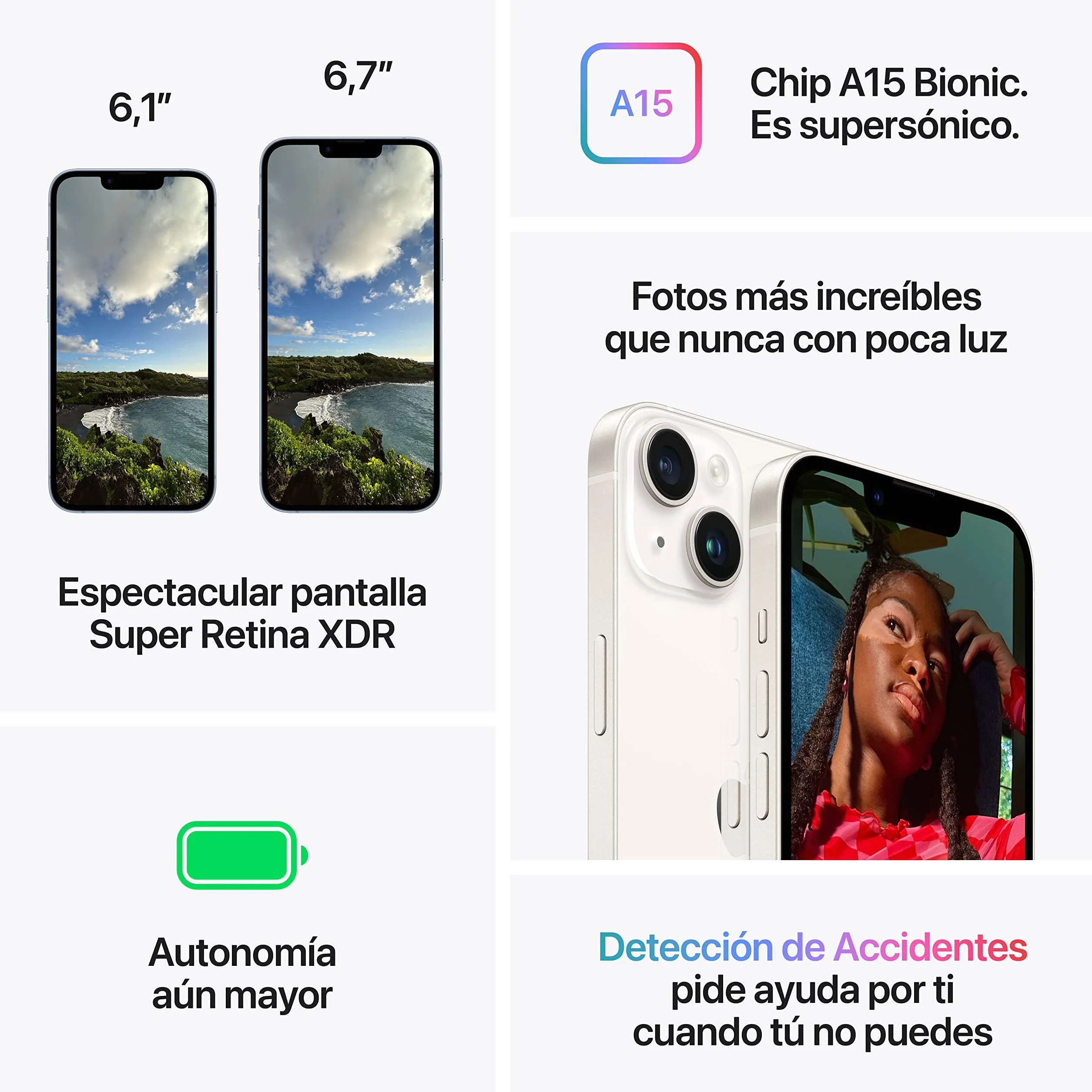 Apple iPhone 14 Plus 128 Go Bleu Reconditionné