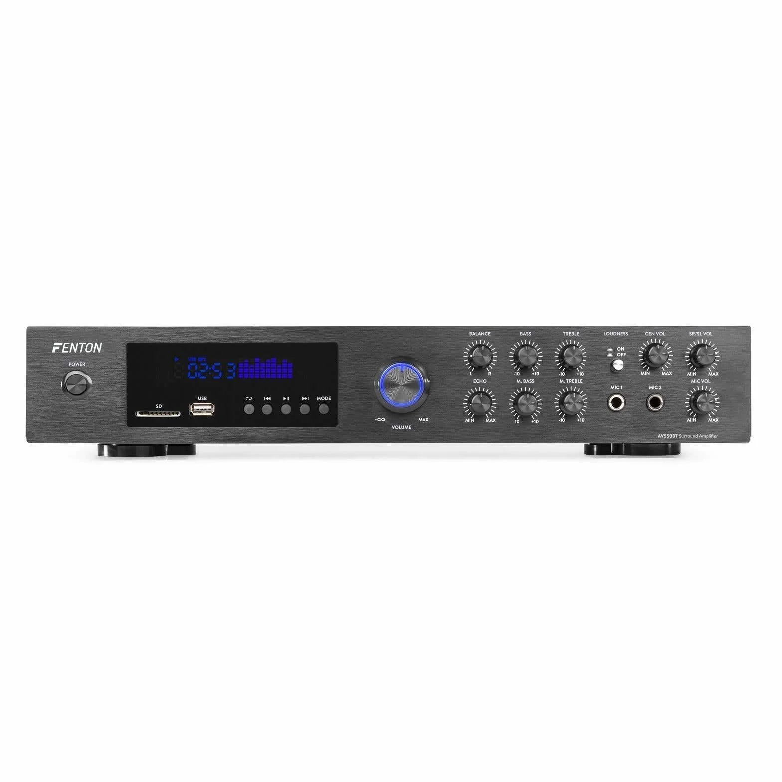 Fenton AV550BT Amplificateur Audio Home Cinéma 5.1 320W Bluetooth 5.0