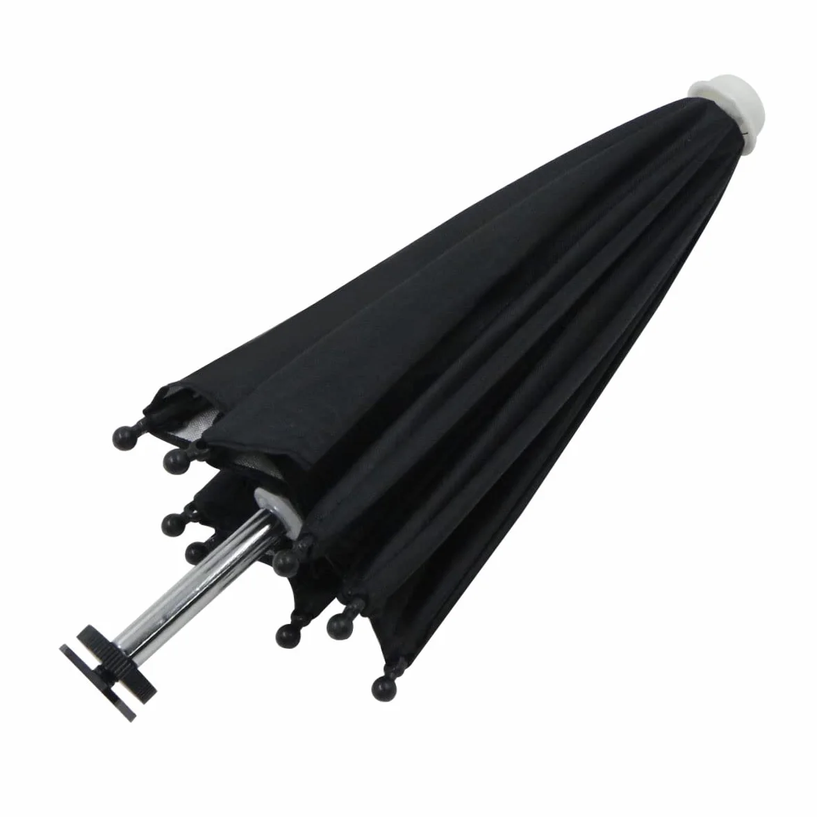 Hot Shoe Parapluie Protection Pluie - Housse Imperméable Universelle Couverture Solaire Contre Accessoires Diamètre 29cm pour Appareils Photo Reflex DSLR L'objectif, Noir,1 Pcs