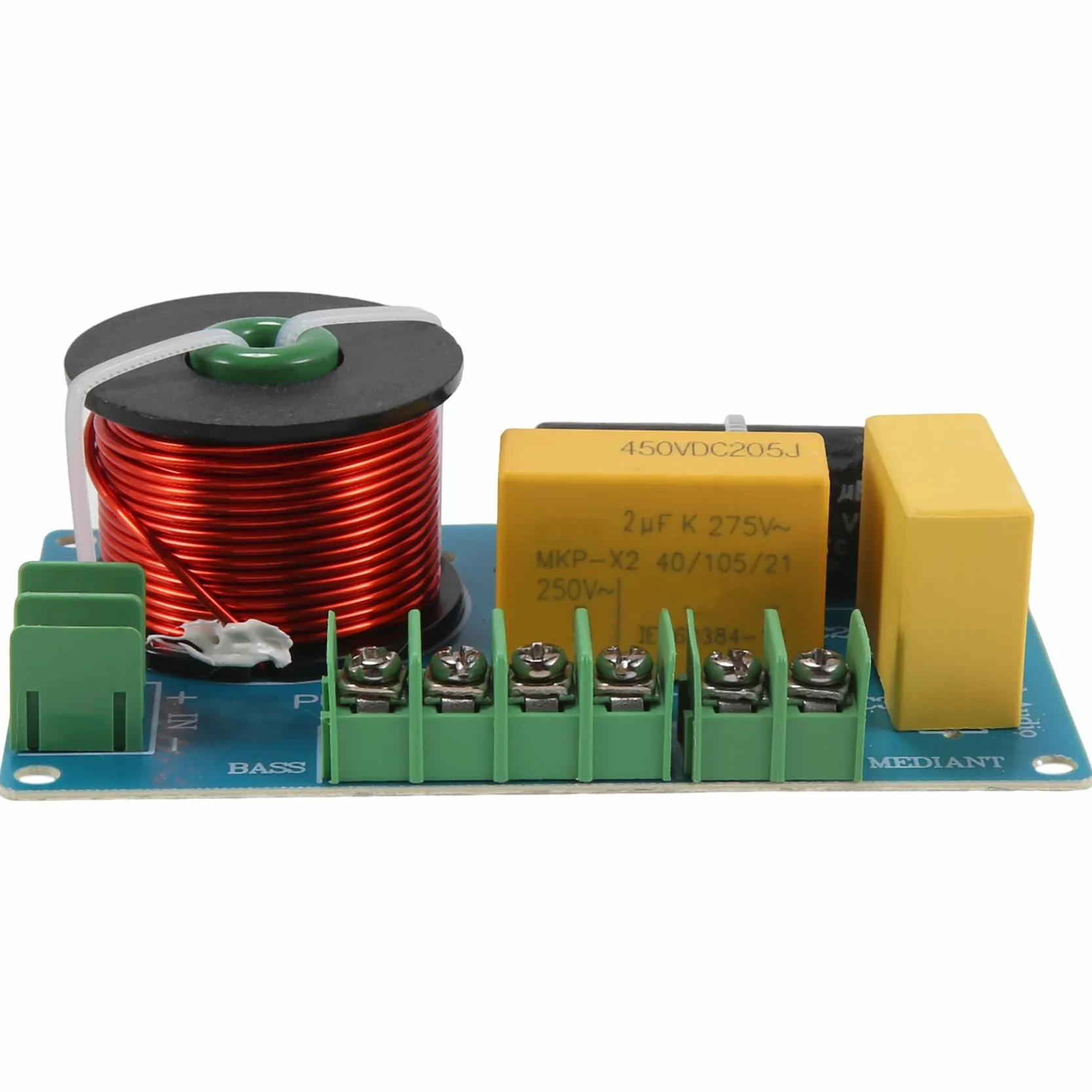 Diviseur de Fréquence de Haut-Parleur à 3 Voies de 200 W, Circuit Imprimé de Filtre de Séparateur Audio pour Le Croisement de Haut-Parleur de Bricolage de Cinéma Maison