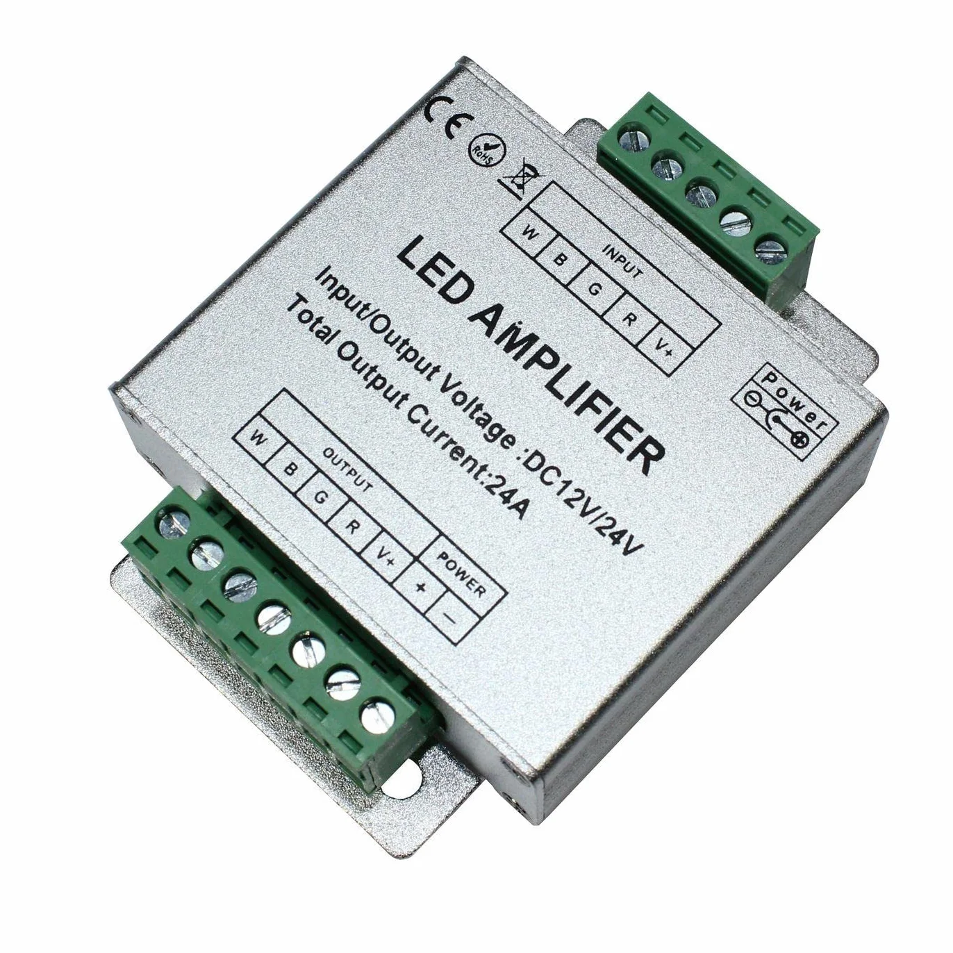 RGBW LED Amplificateur de signal 12-24V 576W 5-Pin