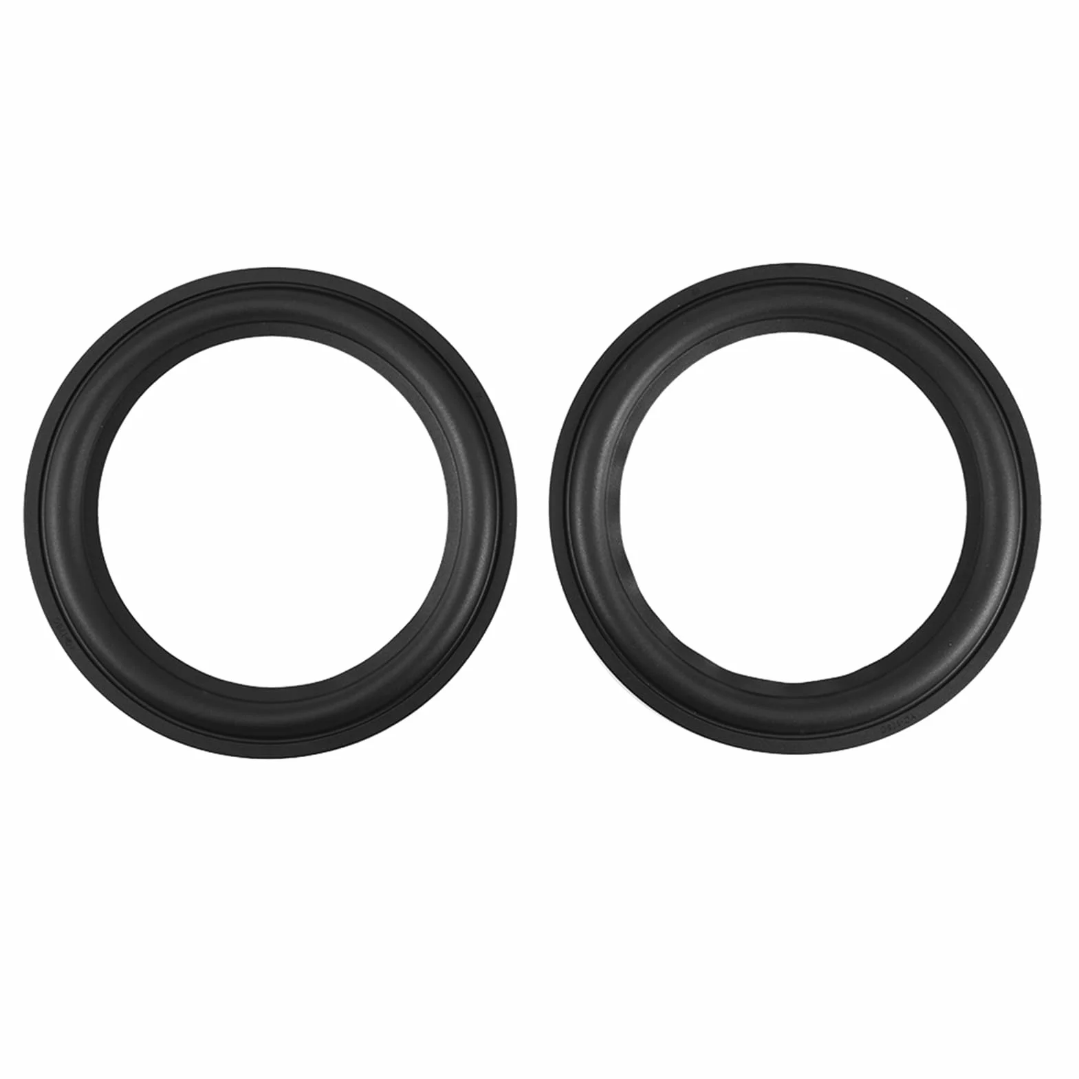 Demeras 2 pièces 8 Pouces Haut Parleur en Caoutchouc Surround Mousse Bord ent Anneaux pièces de Rechange pour Haut Parleur pièces de réparation