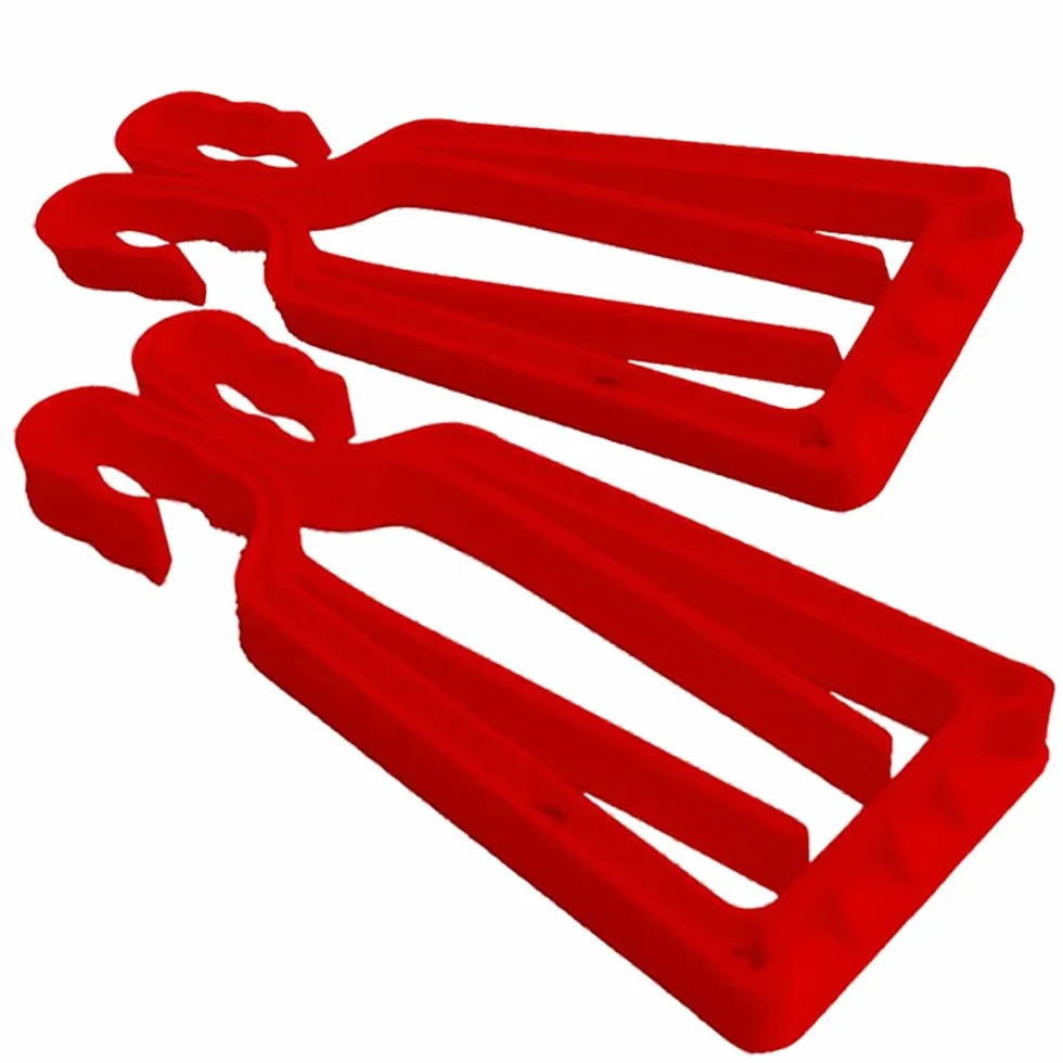 Porte-skis et bâtons rouge paire rapide simple emploi experts bambins