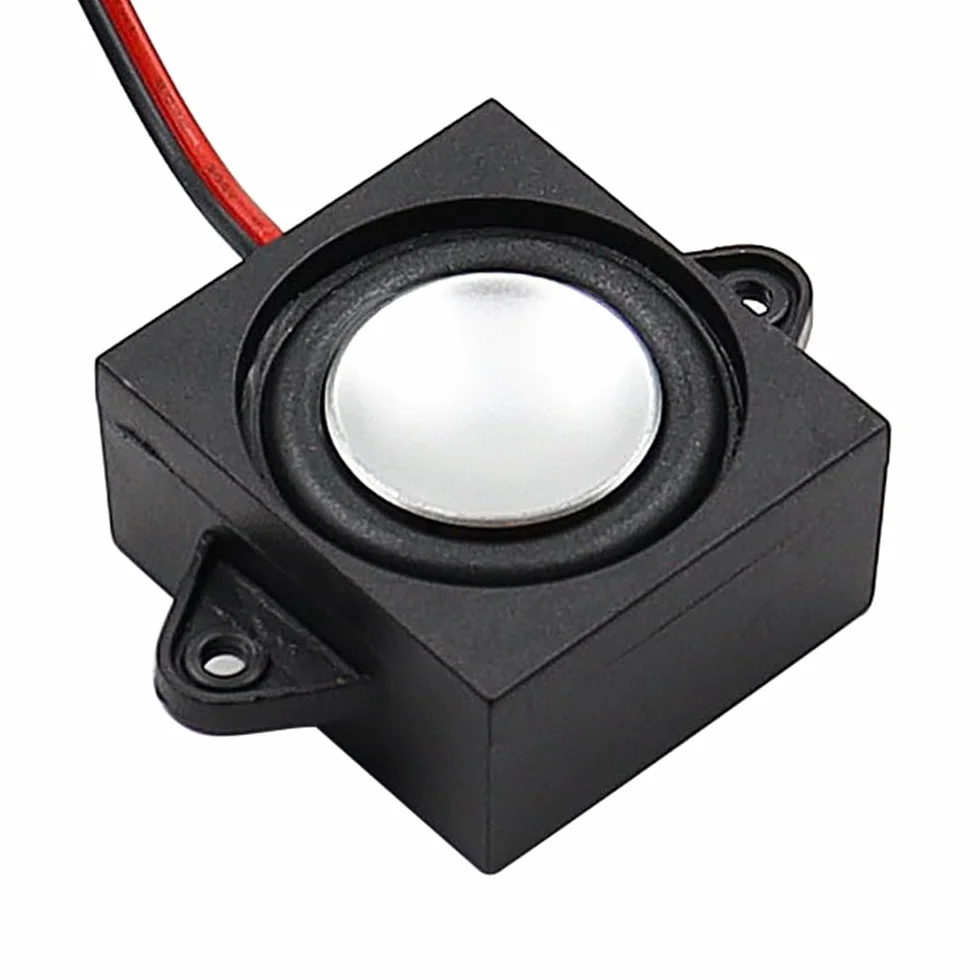 4PCS Mini Haut-Parleur à Cavité Unique de 3 Watts 8 Ohms, Interface de Séparation de Connecteur de Haut-Parleur de Petits Haut-parleurs Portables pour Variété de Petits Projets électroniques