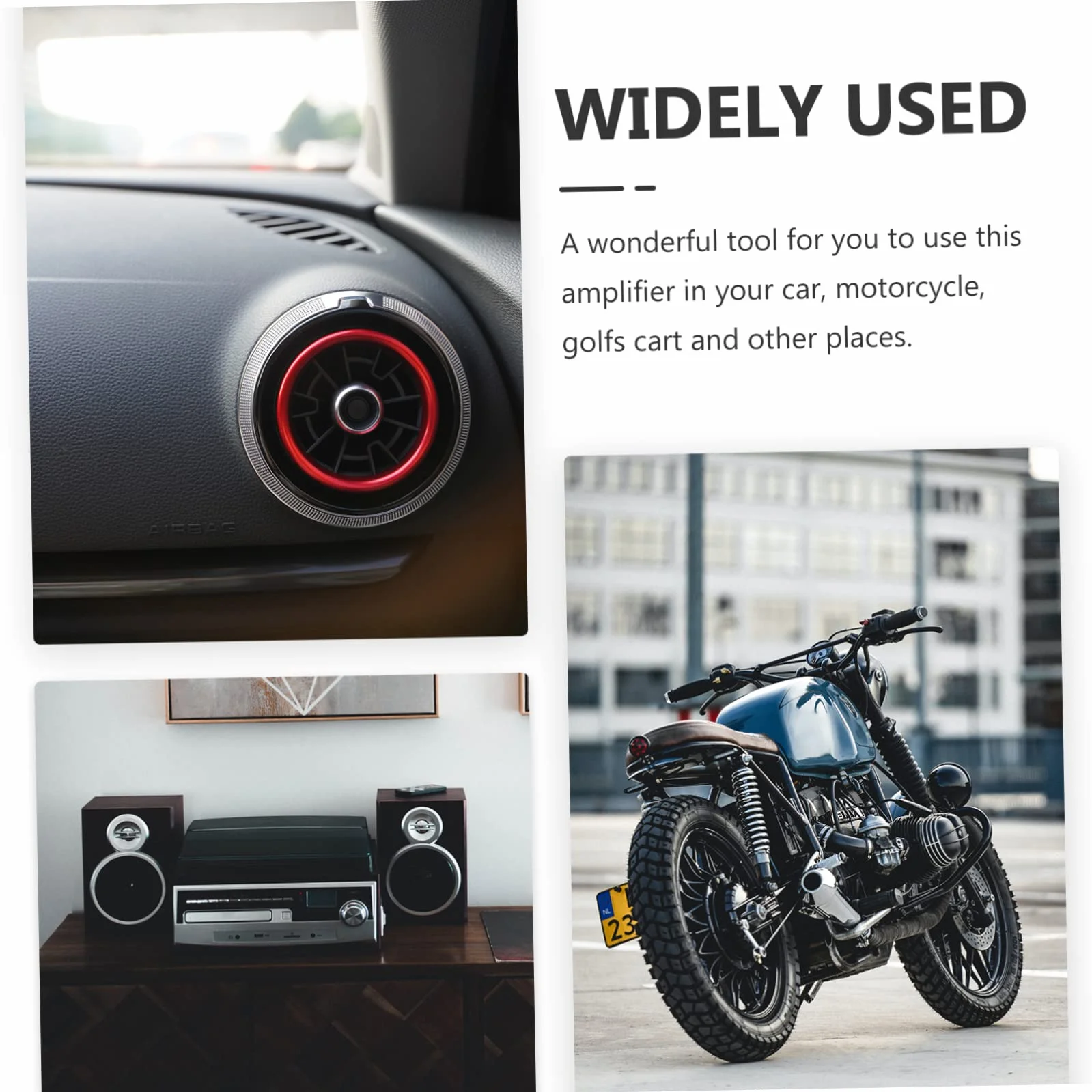 Diviseur de Bande Audio 3 Voies Professionnel pour Haut-Parleur Voiture et Golf Cart, 150w, Cuivre et Composants Électroniques, Protection des Aigus Facile à Installer
