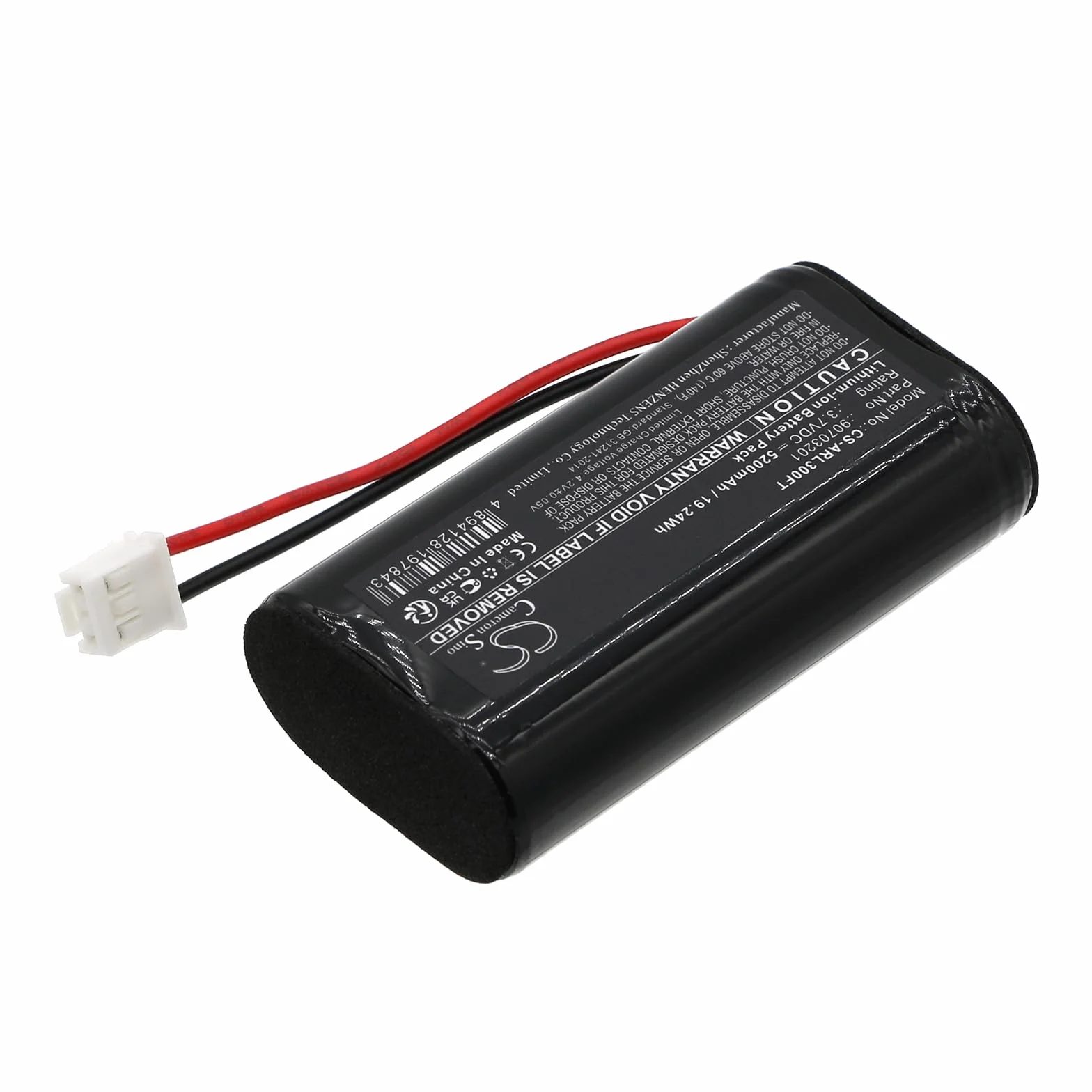 Cameron Sino Batterie de rechange pour ADARO Adalit L-3000, Adalit L-3000 Power, IL-300 PN : ADARO 90703201, L3.60 5200 mAh / 19,24 Wh