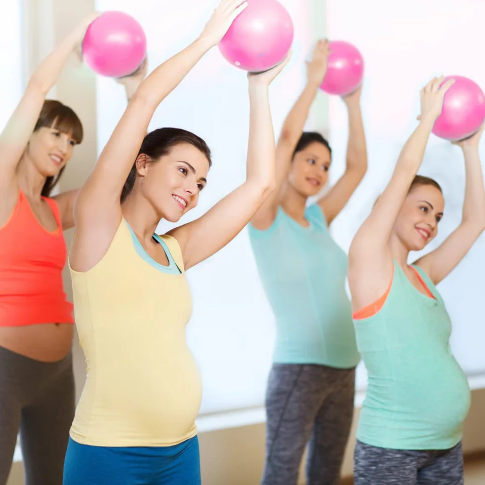 Lanjue Pilates Ballon de Gymnastique Anti-Slip Anti-éclatement Fitness Balles 25cm