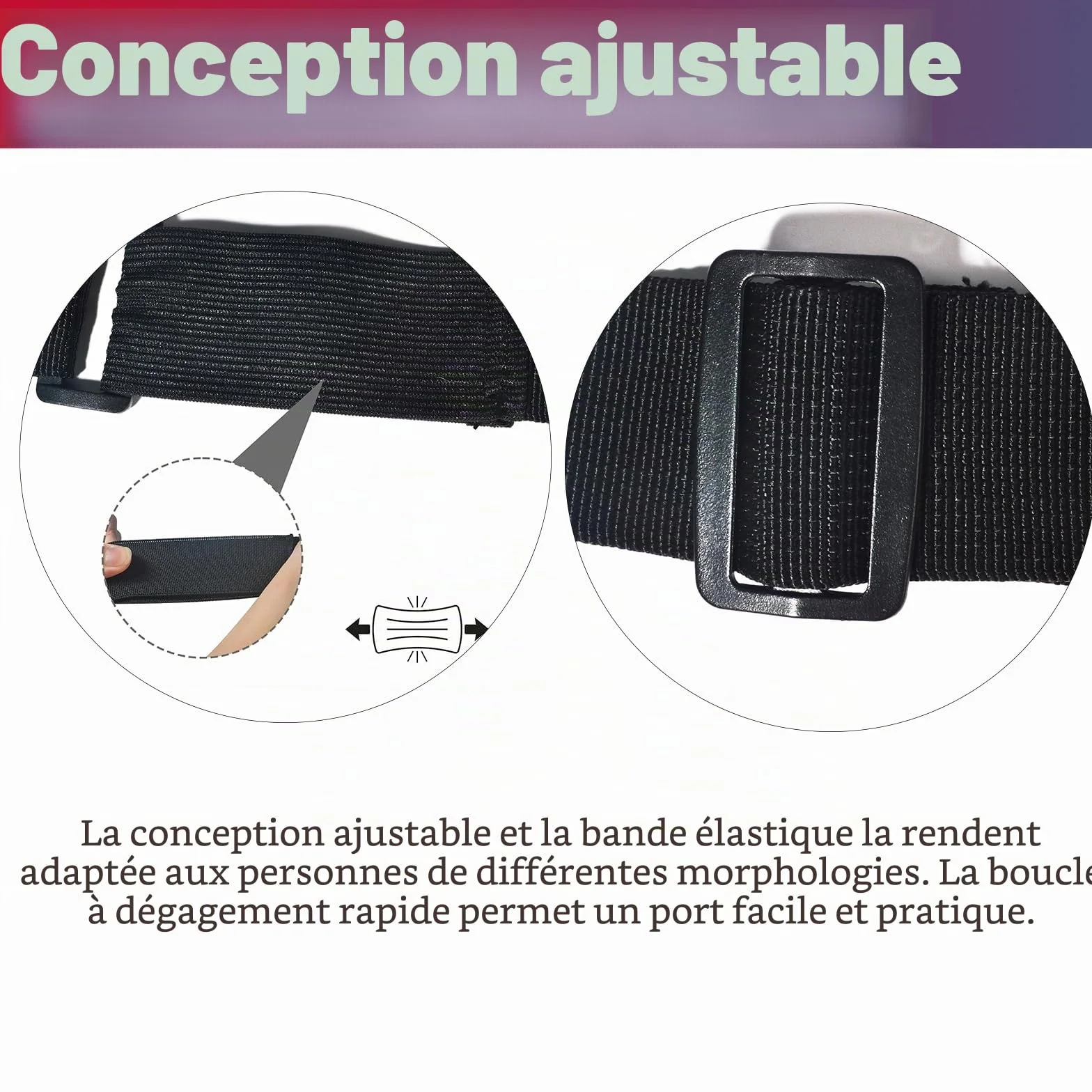 Pochette Molle Universelle, Support en Nylon avec Système Molle, Sac de Poitrine Molle pour Extérieur, Militaire, Équipement de Randonnée