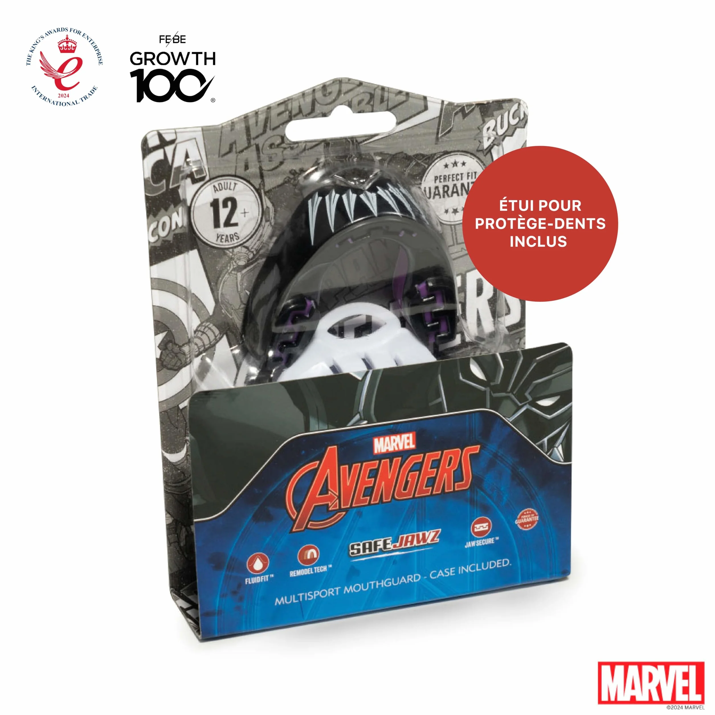 Marvel Black Panther Protège-Dents Sport Protection Intégrale MMA Rugby Boxe