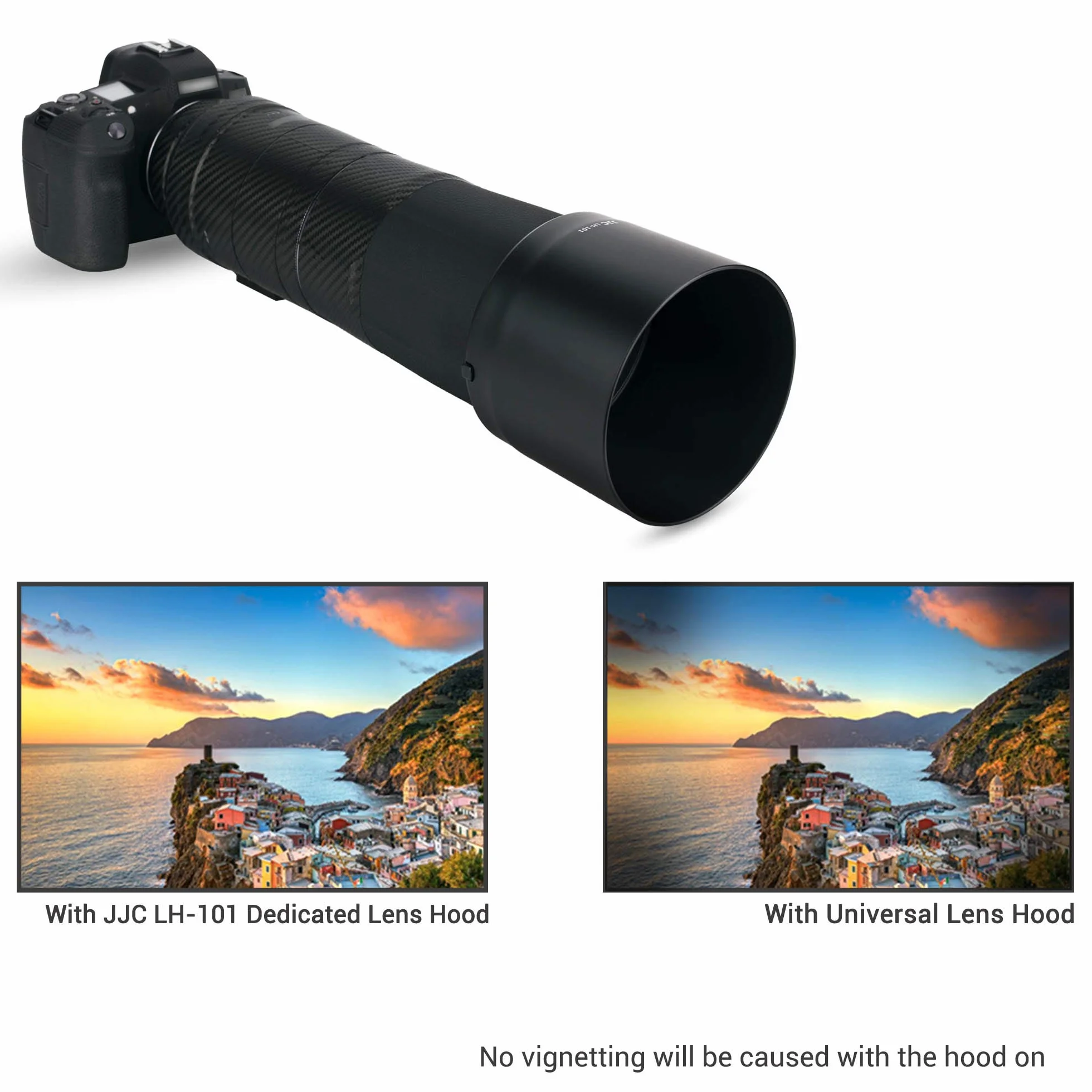 JJC Pare-Soleil à baïonnette pour Objectif Canon RF 800 mm f/11 is STM & Canon RF 200-800mm f/6.3-9 is USM sur Appareil Photo Canon EOS R R5 R6 RP DSLR – Remplace Canon ET-101
