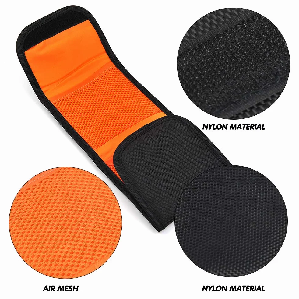 THETHO Pochette-Filtre Sac de Transport 3 Poches pour Filtres pour Appareils Photo Numériques Houss Filtres pour Stocker Tous Les Filtres Circulaires ou Carrés des Appareils Photo Numériques