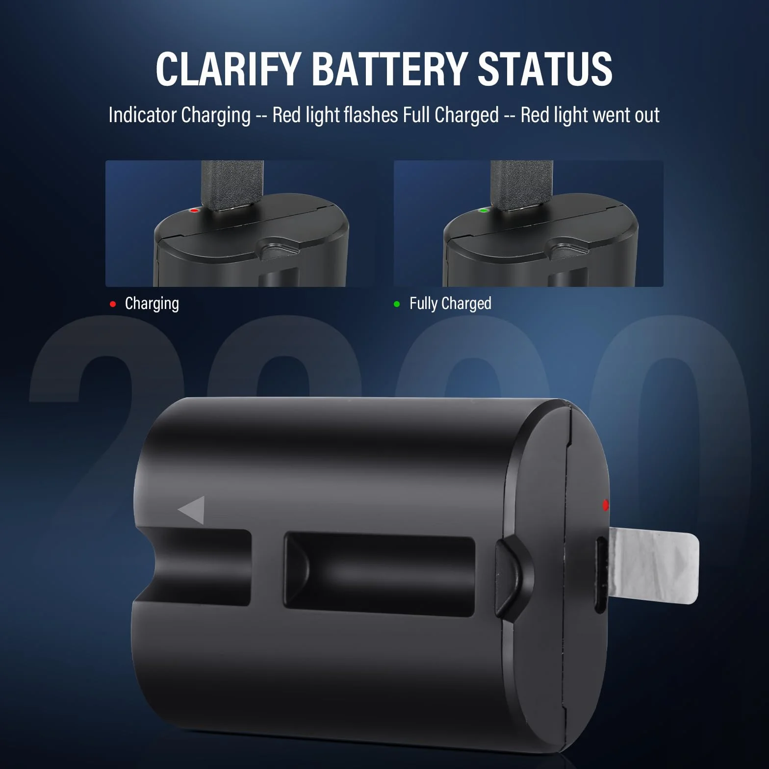 Godox VB22 Batterie Lithium Battery 7,2 V 2200 mAh Compatible avec Les Flashs D'appareil Photo V480 et V350