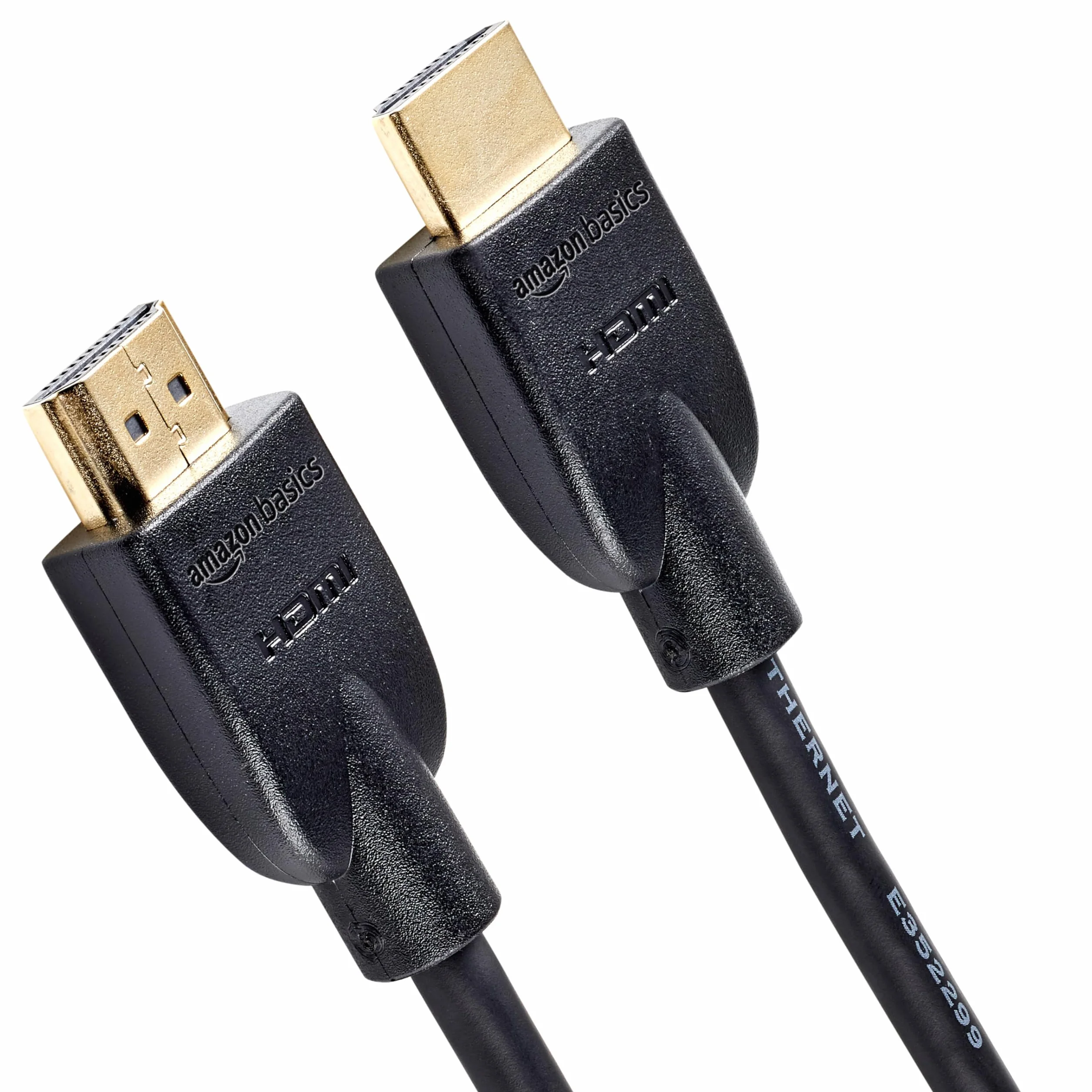 Amazon Basics Câble HDMI 4K 1.8 m 18 Gbps avec Ethernet 4K@60Hz 2160p Noir