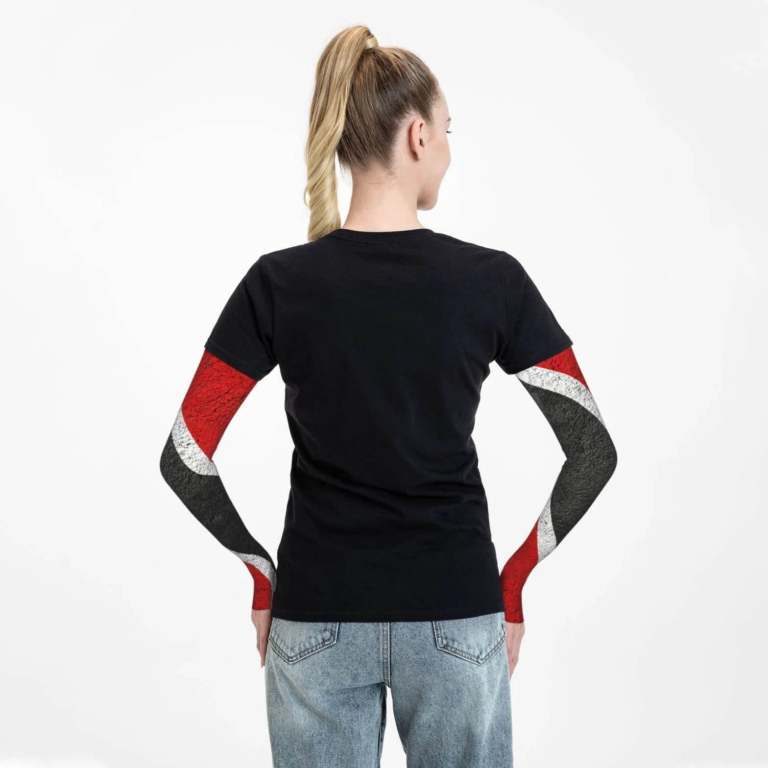 Trinidad And Tobago Flag Cooling Arm Sleeves Sports Tattoo Sleeve Covers