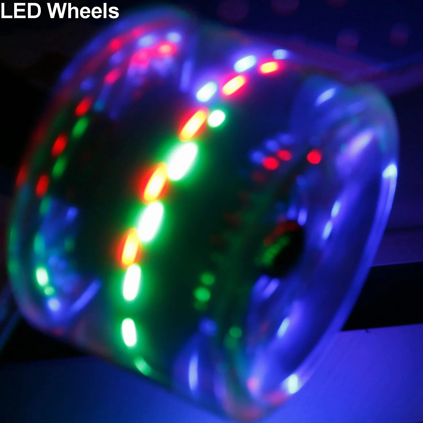 Flex2 Longboard Camber planche à roulettes fleur bleue LED bois d'érable jusqu'à 84 kg