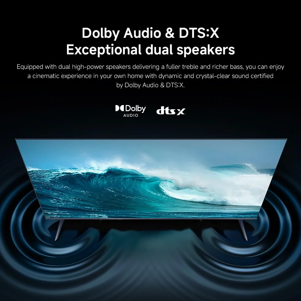 XIAOMI QLED 43" A Pro 2026 UltraHD 4K Dolby Audio Google TV