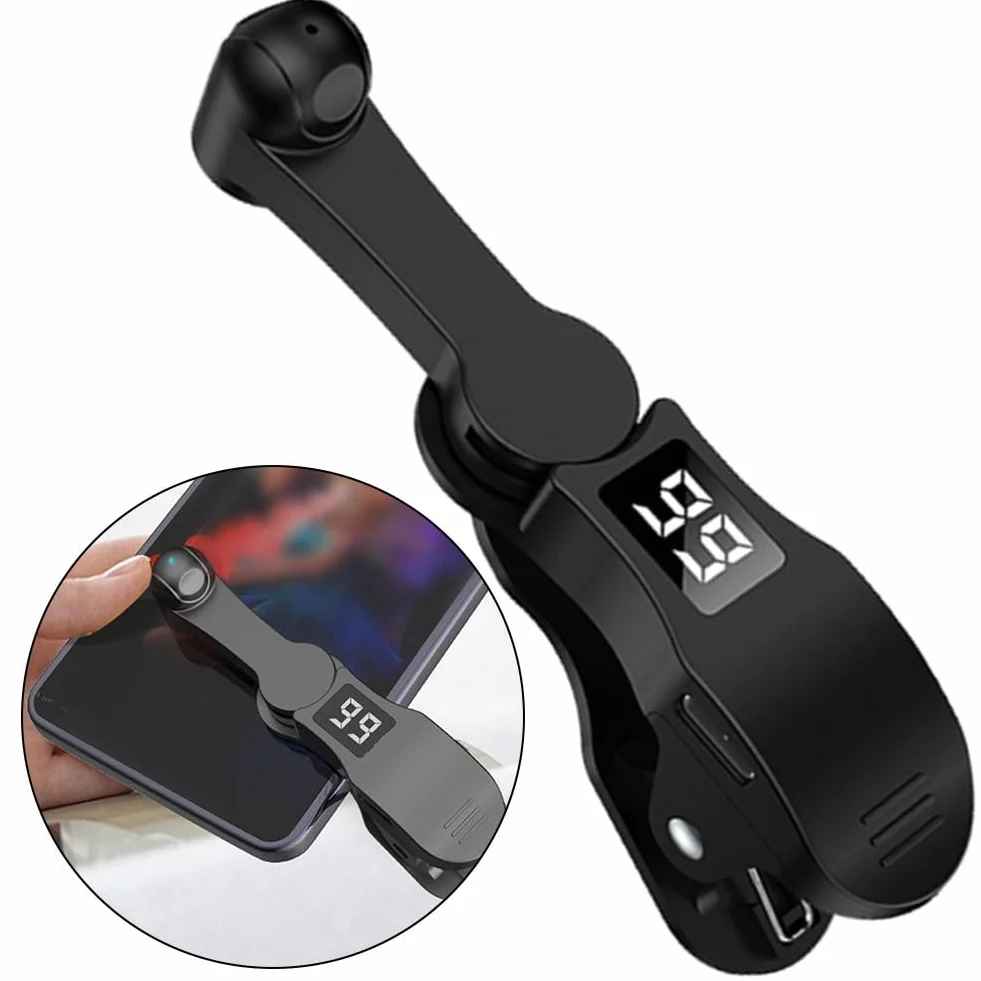Clicker automatique élé pour téléphones mobiles améliore le jeu avec des fonctions de taraudage rapide (noir)