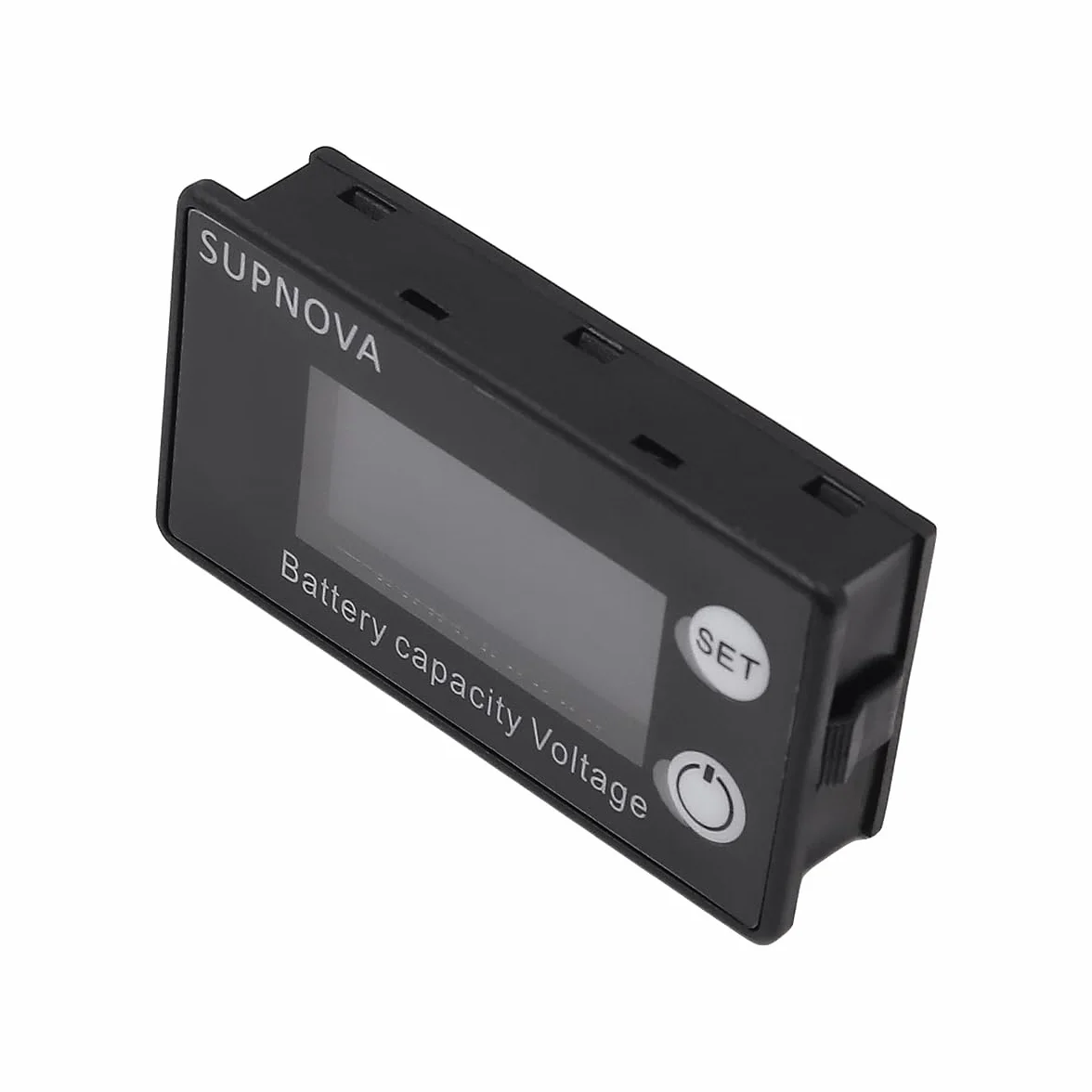 POFET Moniteur de batterie12V 24V 36V 48V 60V 72V 84V 8-100V LCD Capacité de Batterie numérique Testeur de pourcentage de capacité restante avec Alarme sonore et température