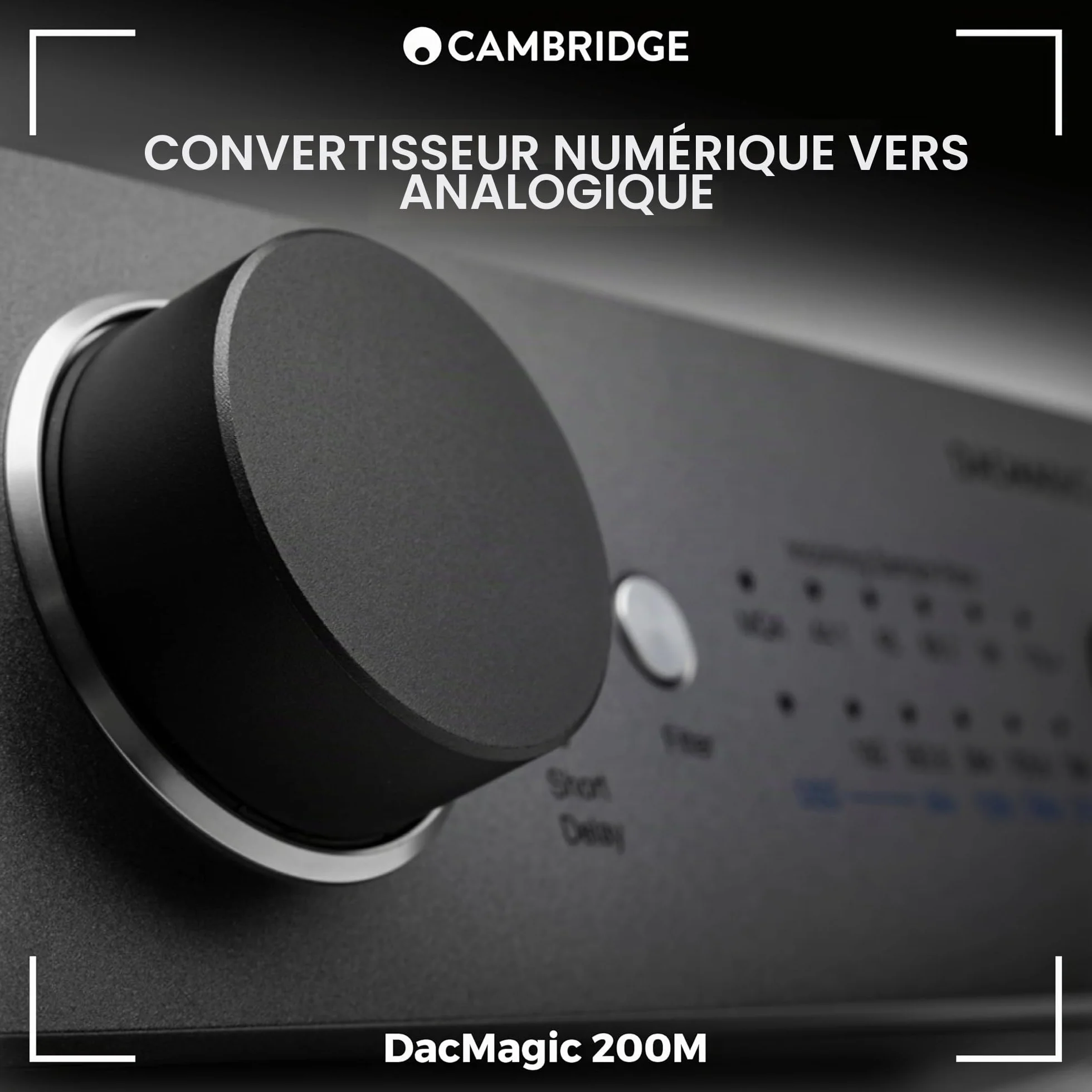 Cambridge Audio DacMagic 200M MQA HiFi DAC et amplificateur de casque avec Bluetooth - Support PC/MAC avec connexion USB - Gérer des fichiers numériques jusqu'à 24/768 ou DSD512 (gris lunaire)
