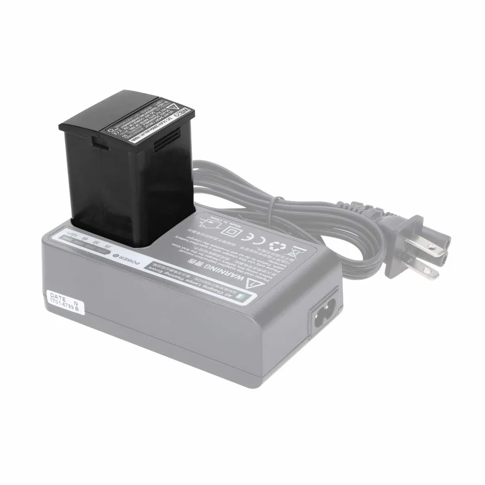 Fomito Godox Batterie au Lithium WB29 DC 14.4V 2900mAh 41.76Wh pour Bloc d'alimentation Godox AD200 AD200Pro Flash