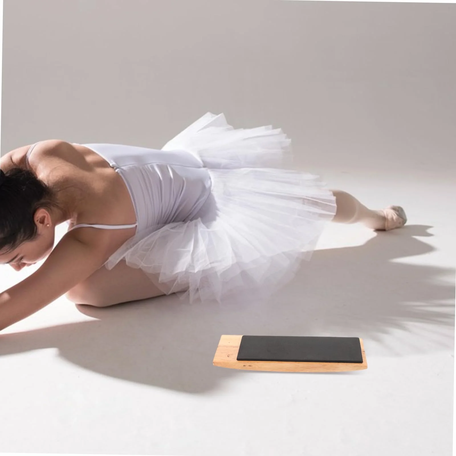 Planche Tournante d'Entraînement en Bois pour Danseurs de Ballet, Contrôle Vitesse Réglable, Portable