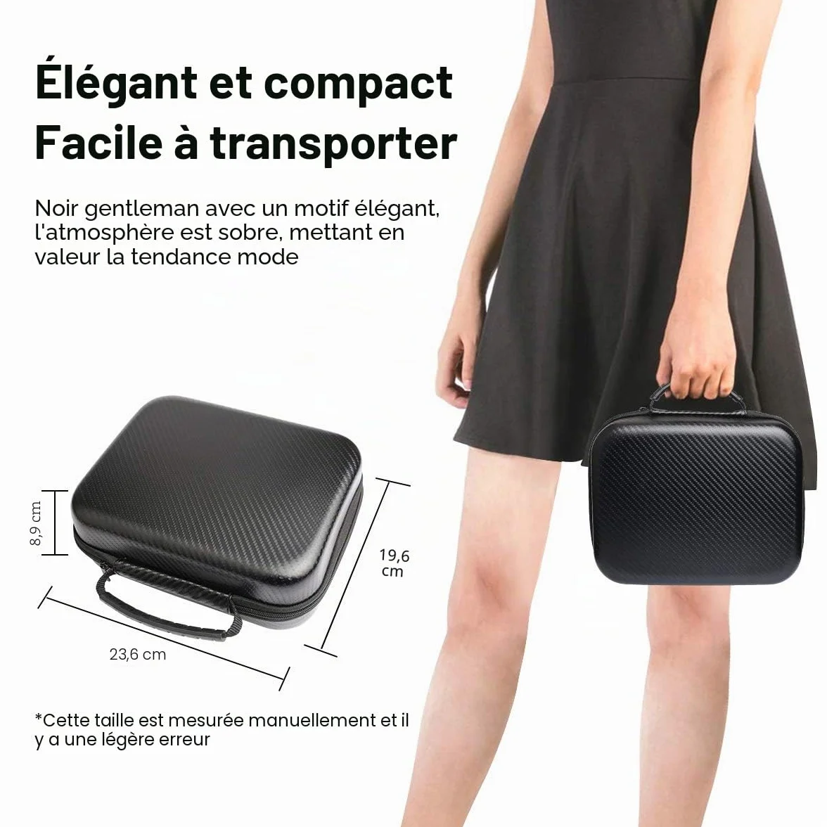 Originale Boîte de Transport pour Microscope Numérique LCD, Ultra Grande Taille Sac de Rangement pour USB/Wifi/Écran Ordinateur Portable Microscope Caméra Endoscope Loupe Microscope de poche