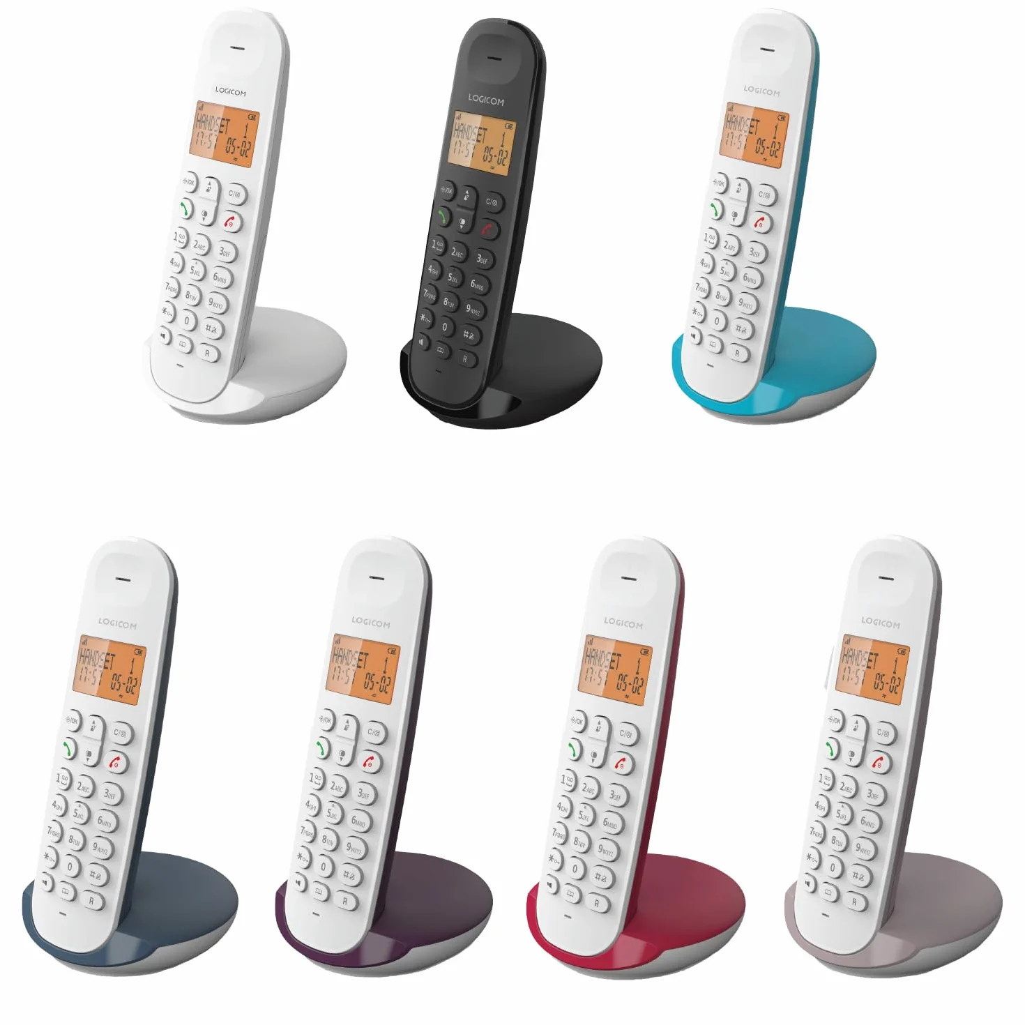 Téléphone sans Fil Logicom Iloa 150 Blanc