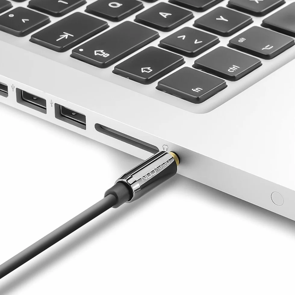 deleyCON 10m Câble Jack 3,5mm AUX Câble Audio Stéréo Fiche Jack Droite pour PC Laptop Smartphone Tablette Voiture Récepteur HiFi - Noir