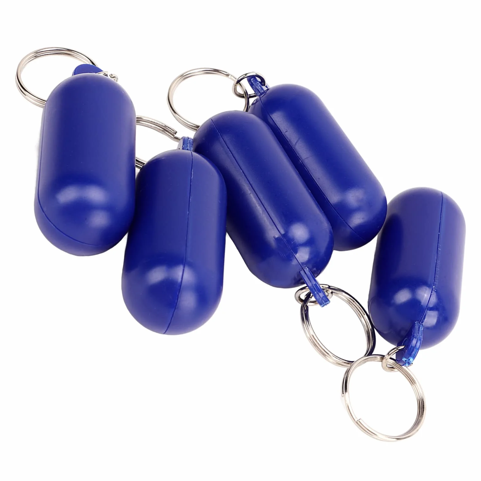 Porte-clés flottant 5 pièces ABS résistant à l'eau ultra-léger pour navigation voile plongée kayak piscine