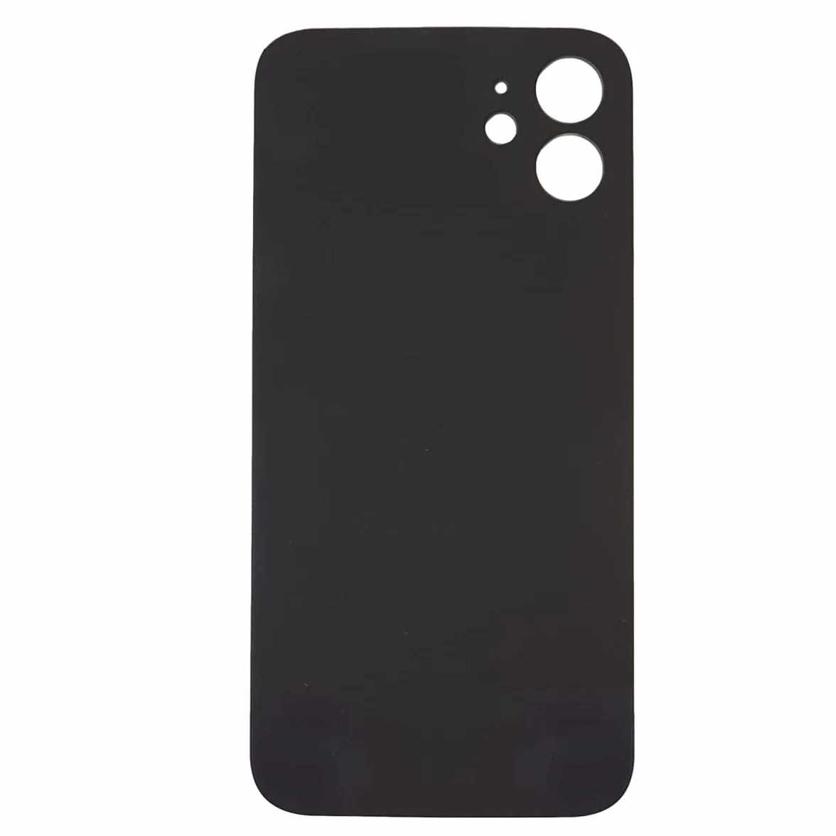 Smartex Verre Arriere Compatible iPhone 12 Noir Big Hole sans Logo