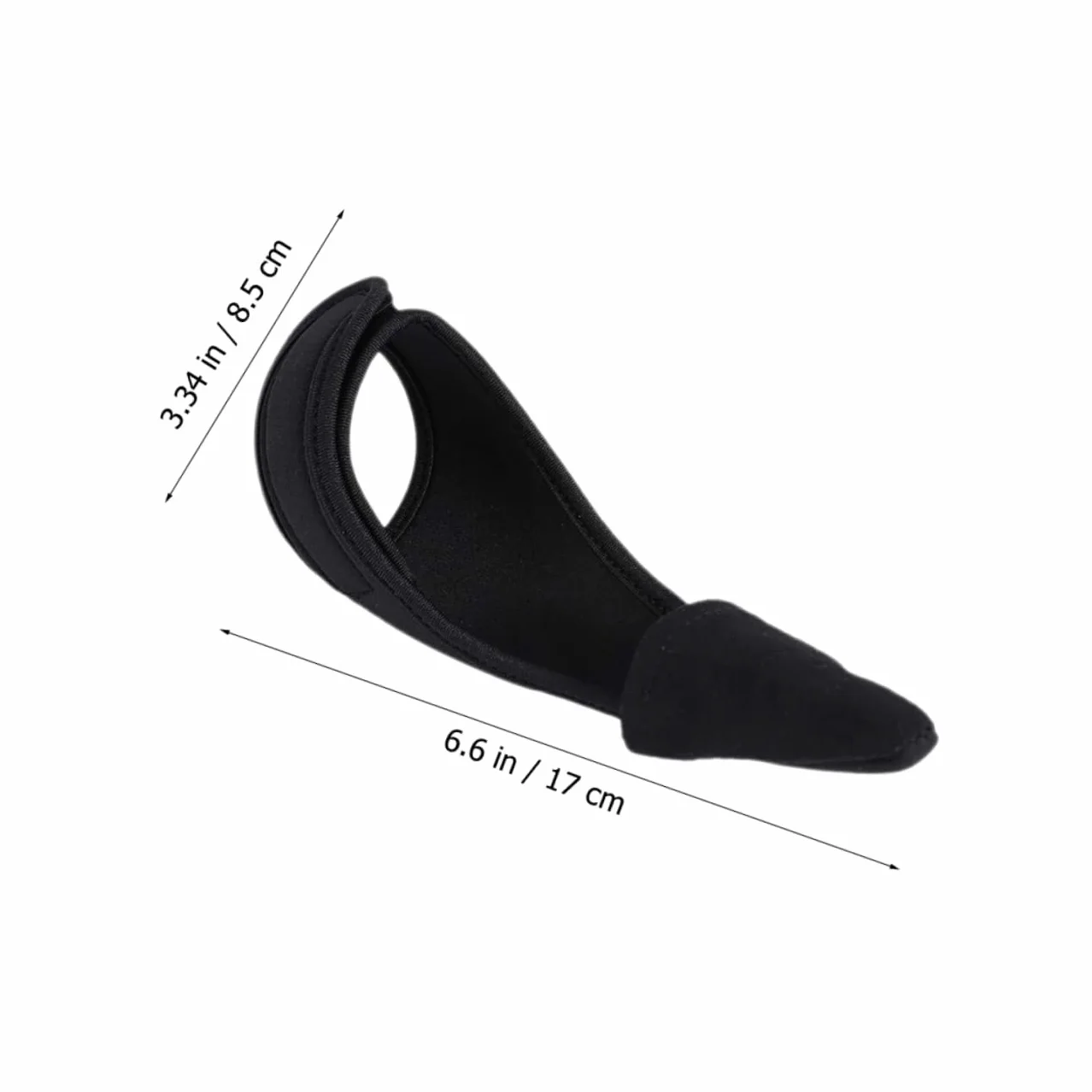 Moufles Protège-Index Antidérapant en Cuir de Mouton Noir WOONEKY