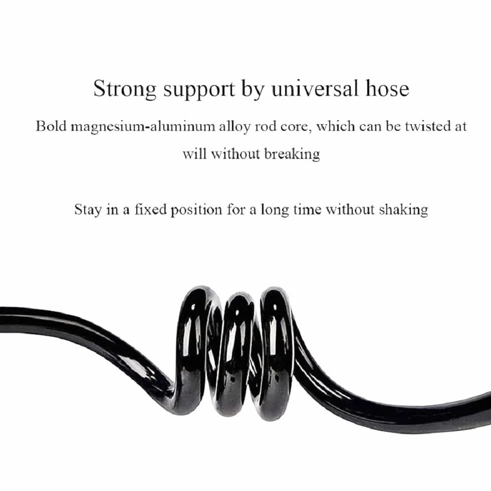 Support de téléphone à col de cygne flexible et long bras pour tous les téléphones portables – Support universel pour téléphone portable à clip pour chaise de bureau, lit, cuisine