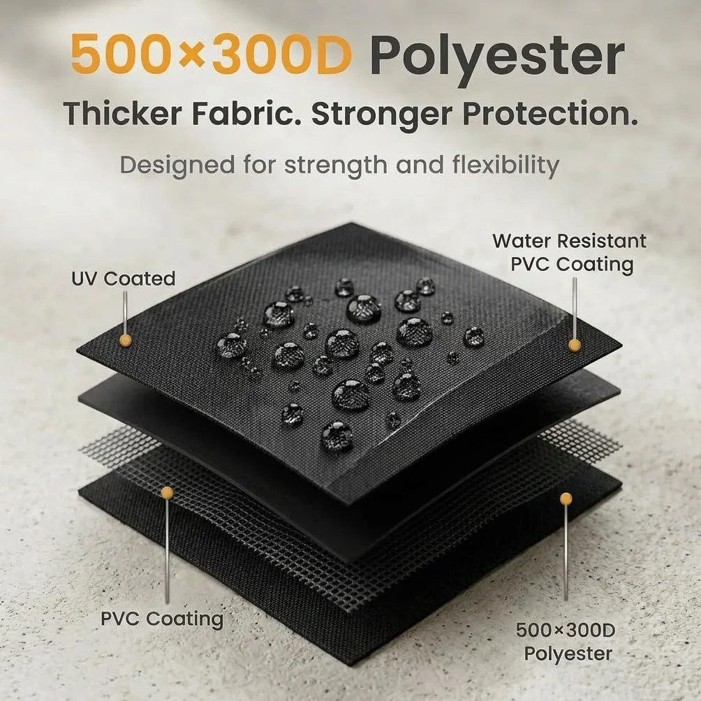 KHOMO Housse de protection universelle résistante aux intempéries pour téléviseurs LCD LED 46''-48''