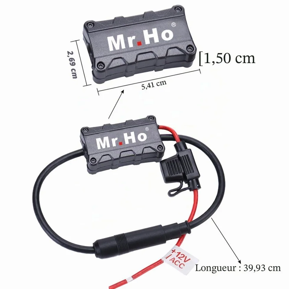 Mr.Ho 12V Amplificateur de Signal d'antenne Radio Adaptateur Voiture Automobile FM AM Adaptateur
