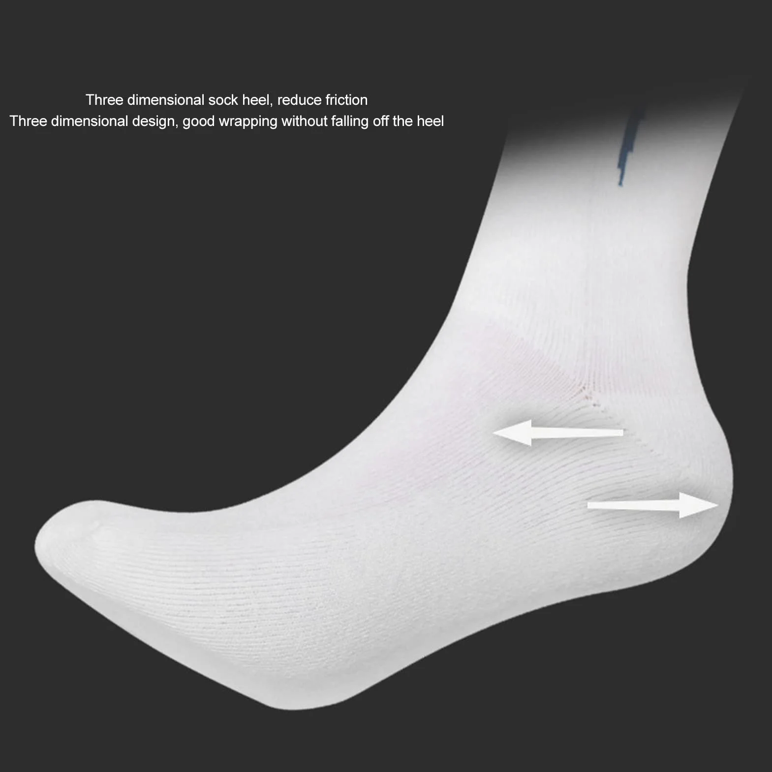 HEEPDD Chaussettes d'escrime Blanc Coton Peigné Stretch Chaud Épaissi Absorption Sueur Femmes Sabre