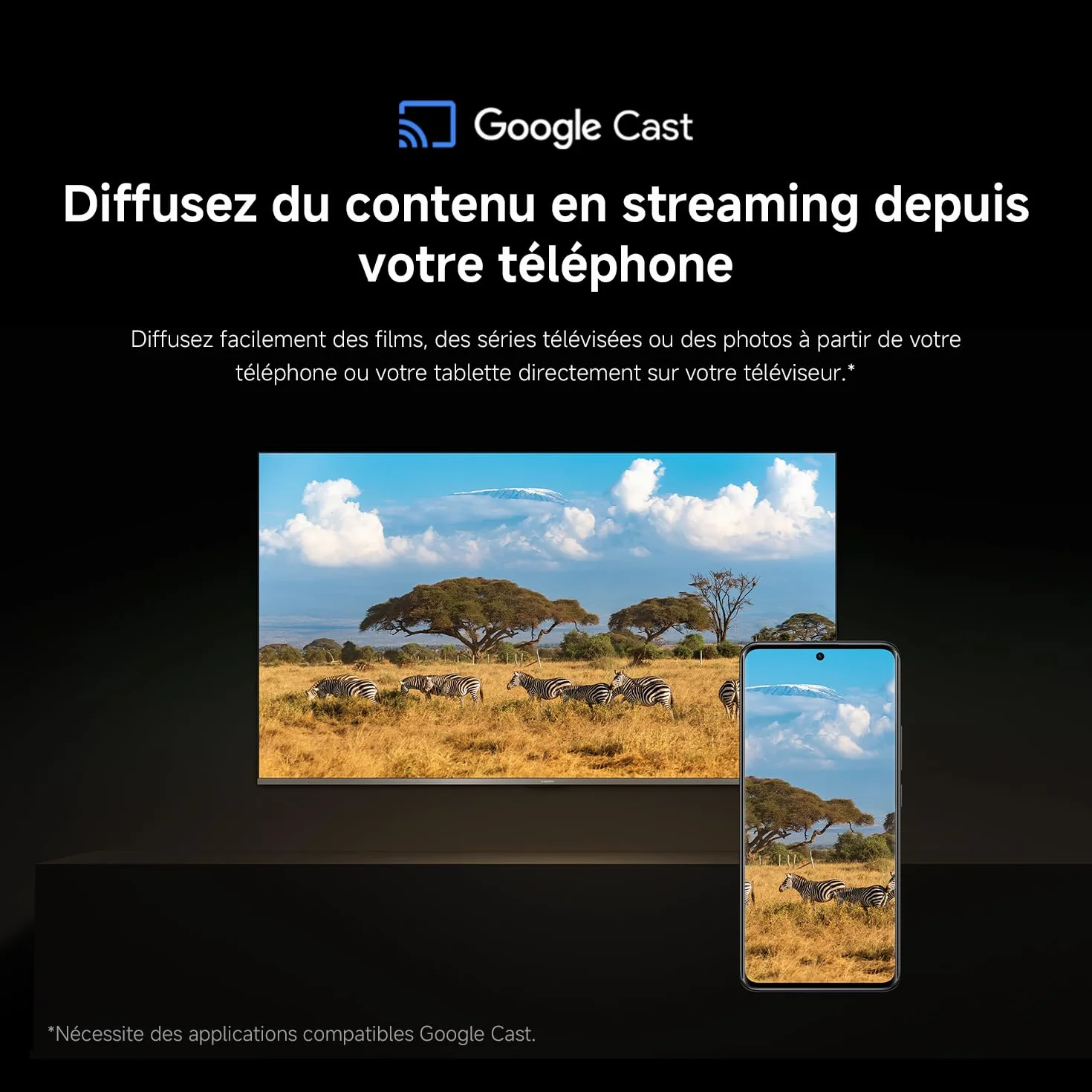 XIAOMI TV A Pro 50 127 cm 50 Pouces 4K UHD QLED Smart TV Google TV HDR10 Game Boost 120Hz MEMC 2Go+8Go