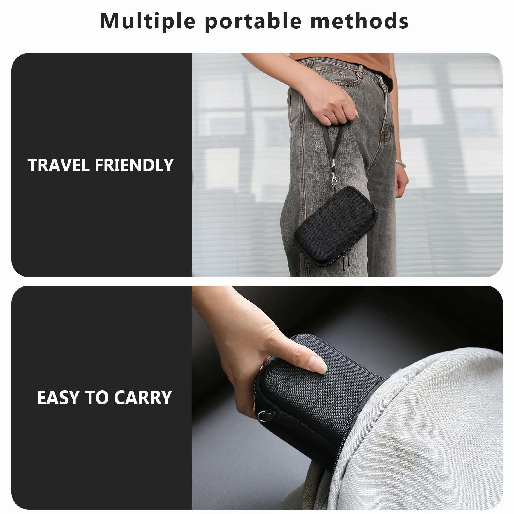 Étui pour Panasonic Lumix TZ99 TZ300 Appareil Photo Compact Zoom Sac de Protection Noir