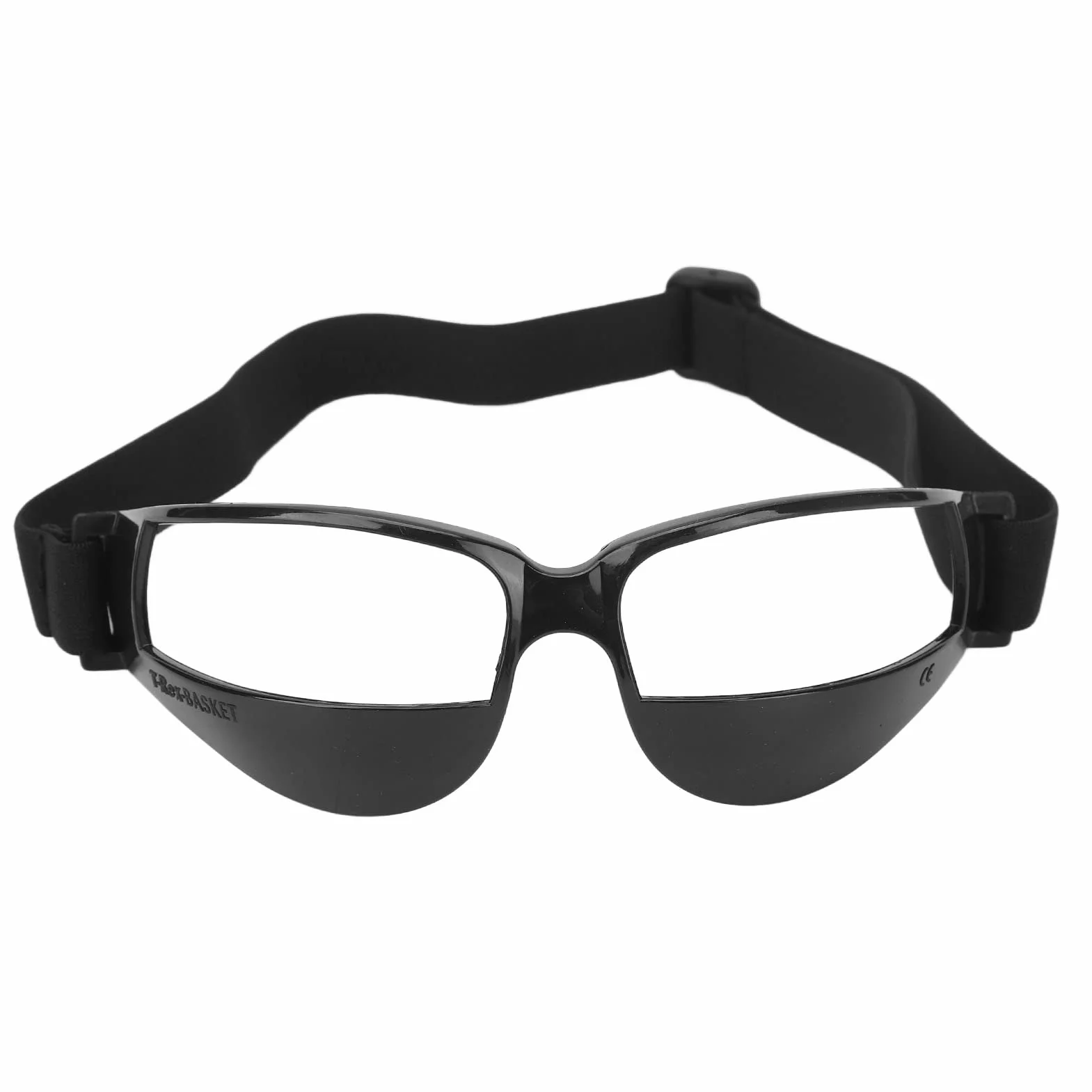 Lunettes de Basket-Ball Noires Anti-Chocs Réglables