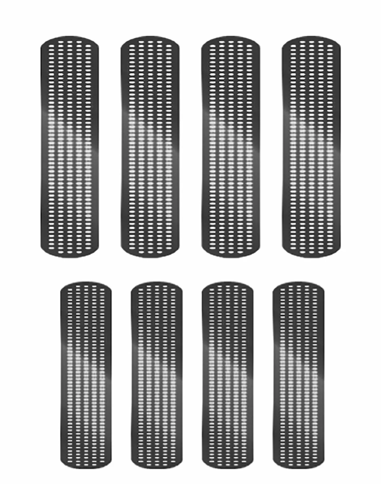 GIOPUEY Maille Anti Poussière Aluminium Collé pour RedMagic 10S Pro/10 Pro/9S Pro/9 Pro/8S Pro/8 Pro, Haut - Parleur et Radiateur évents Anti Dust [4+4 Pack] - Black