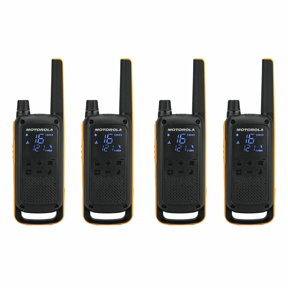 Motorola Tlkr T82 Extreme Walkie Talkie Quad Pack