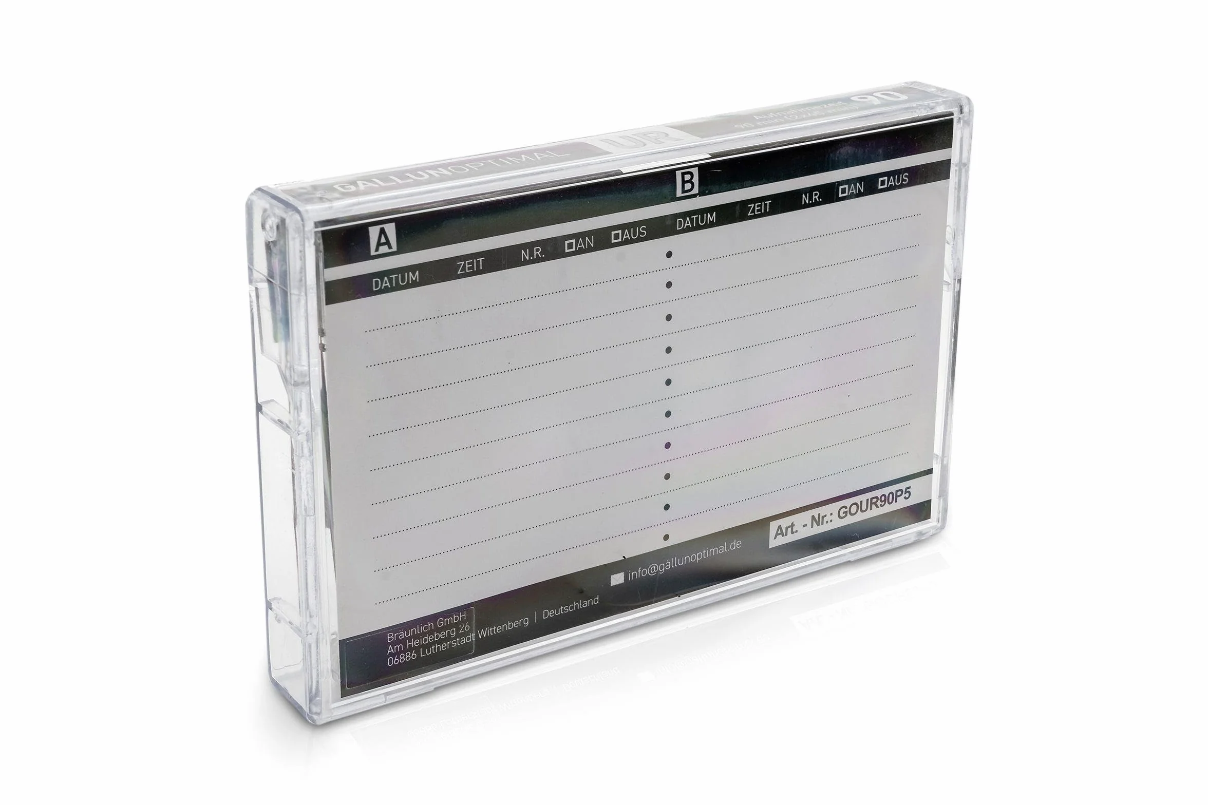 UR90 Cassettes Audio 90 Min Lot de 5 Cassettes vides